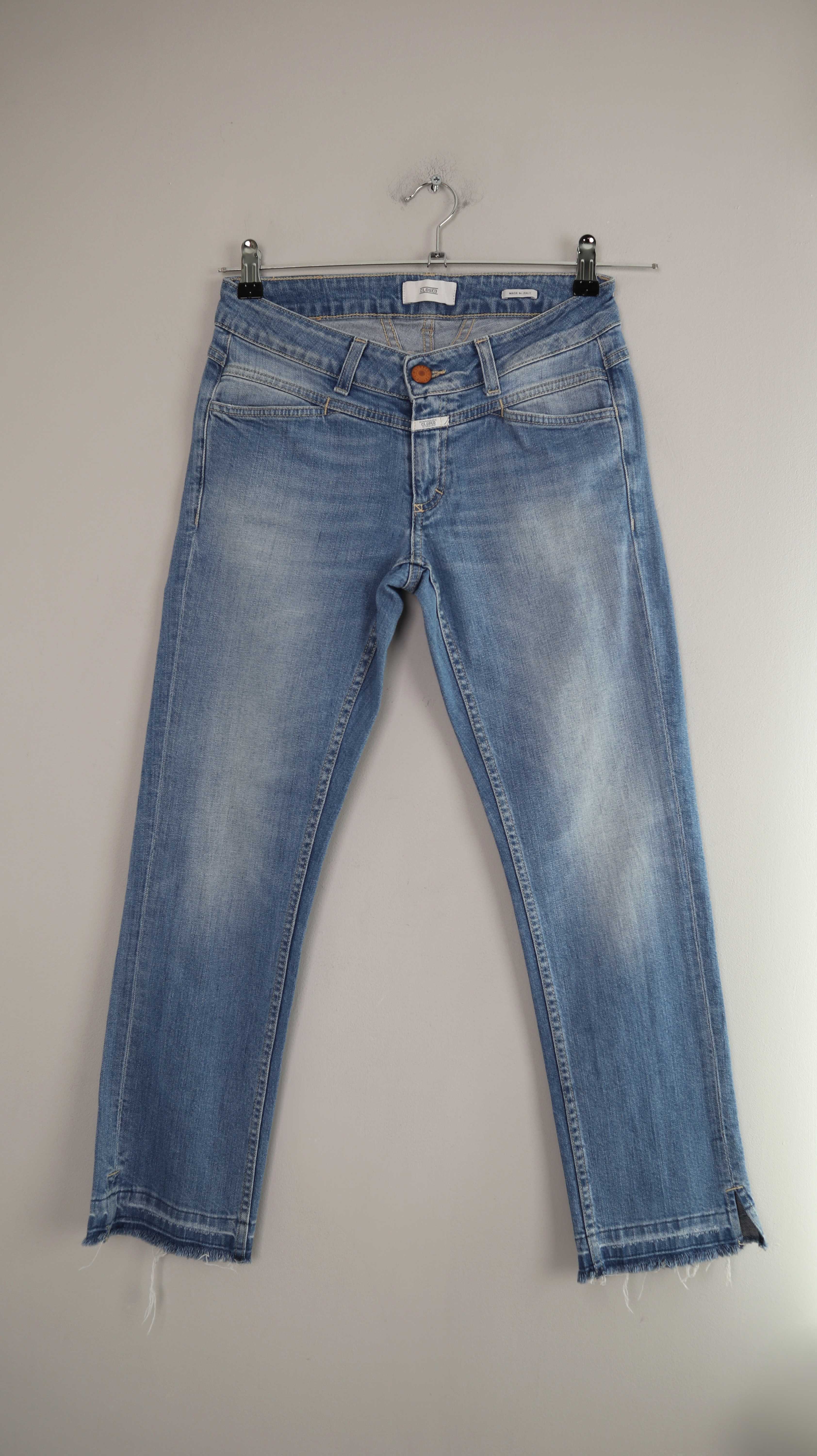 Closed Starlet Hose Jeans straight leg mid waist blau washed denim