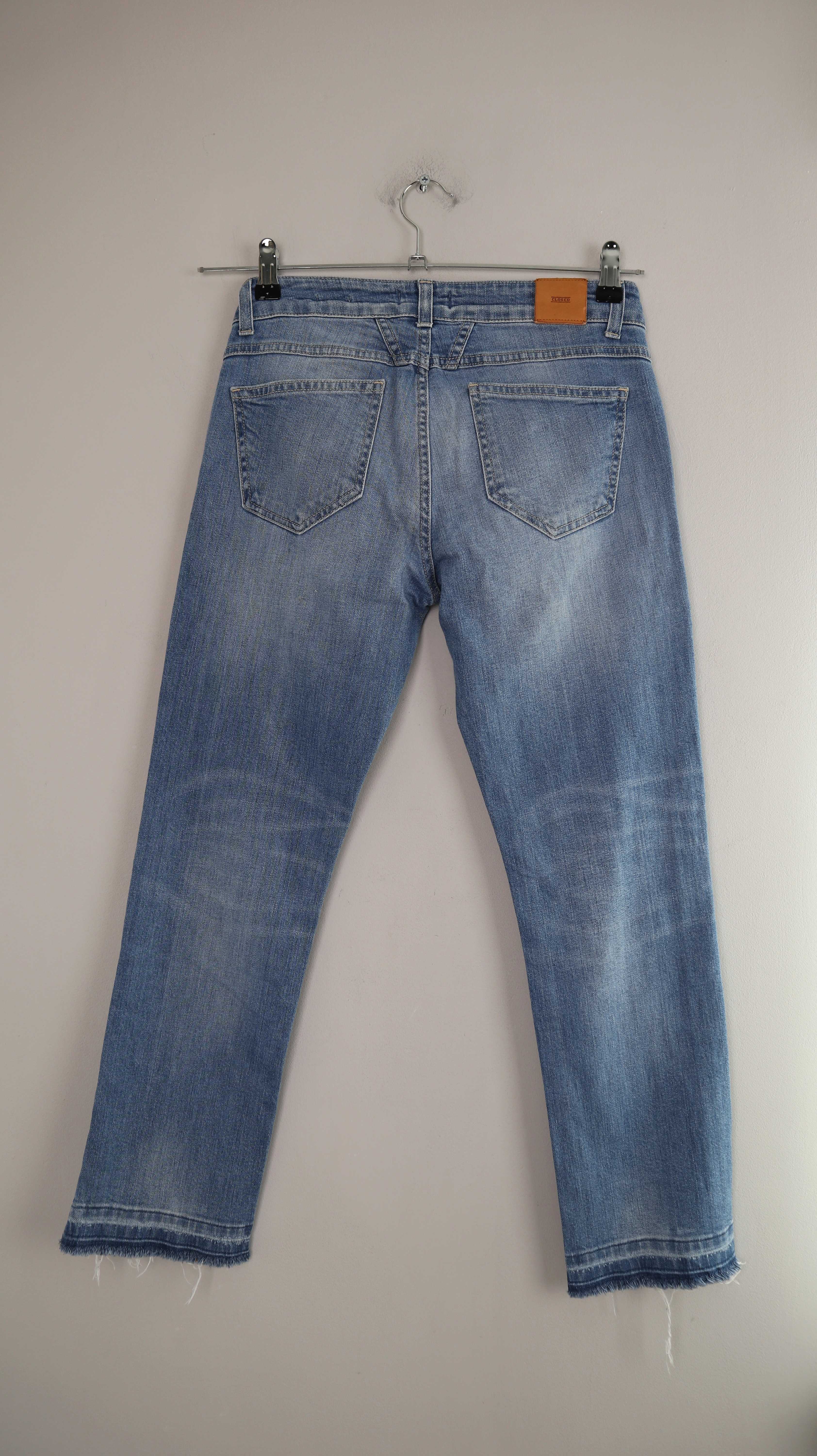 Closed Starlet Hose Jeans straight leg mid waist blau washed denim