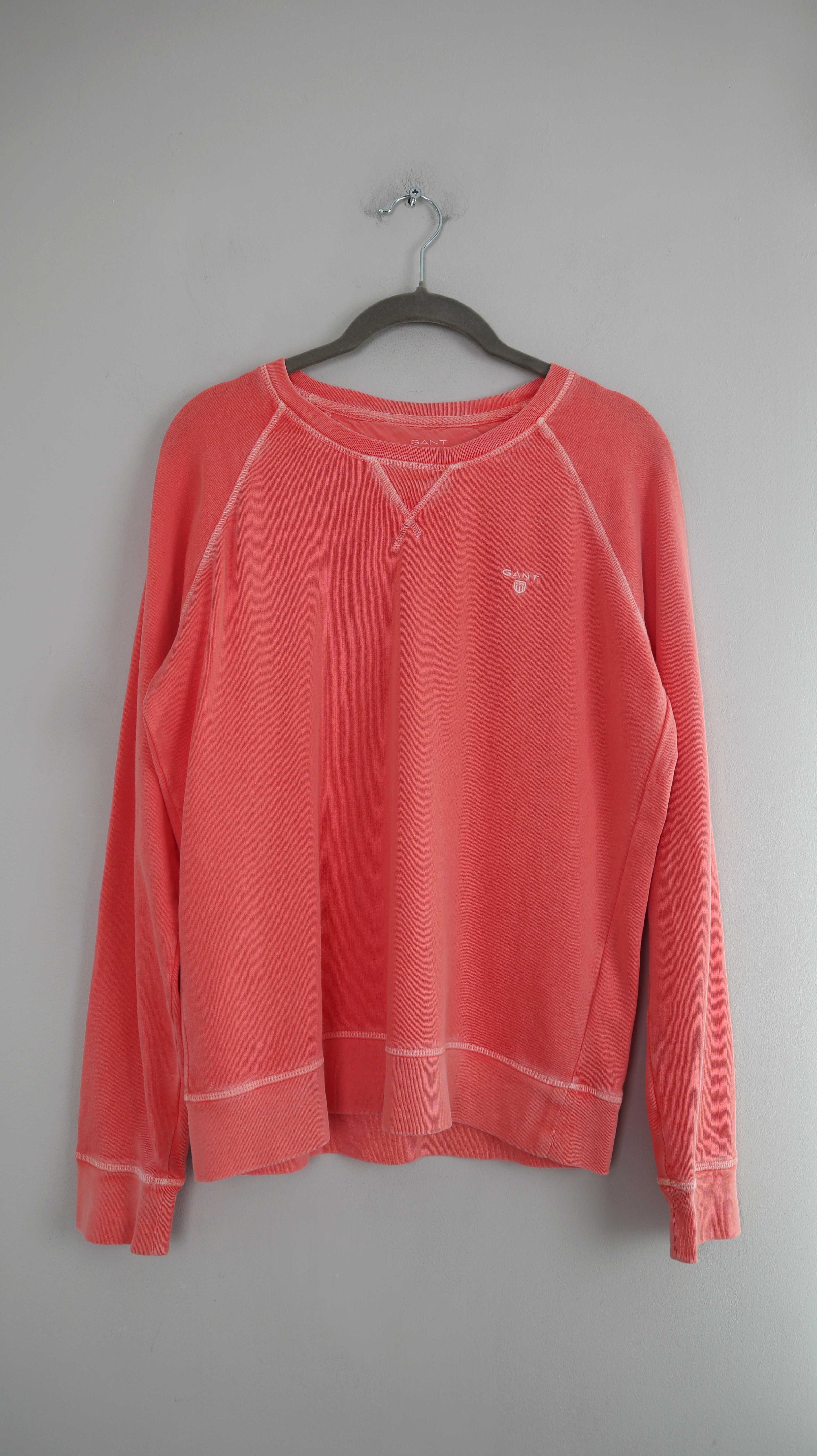 Gant Pullover Koralle Sweater 36 S Rosa Rot basic einfarbig