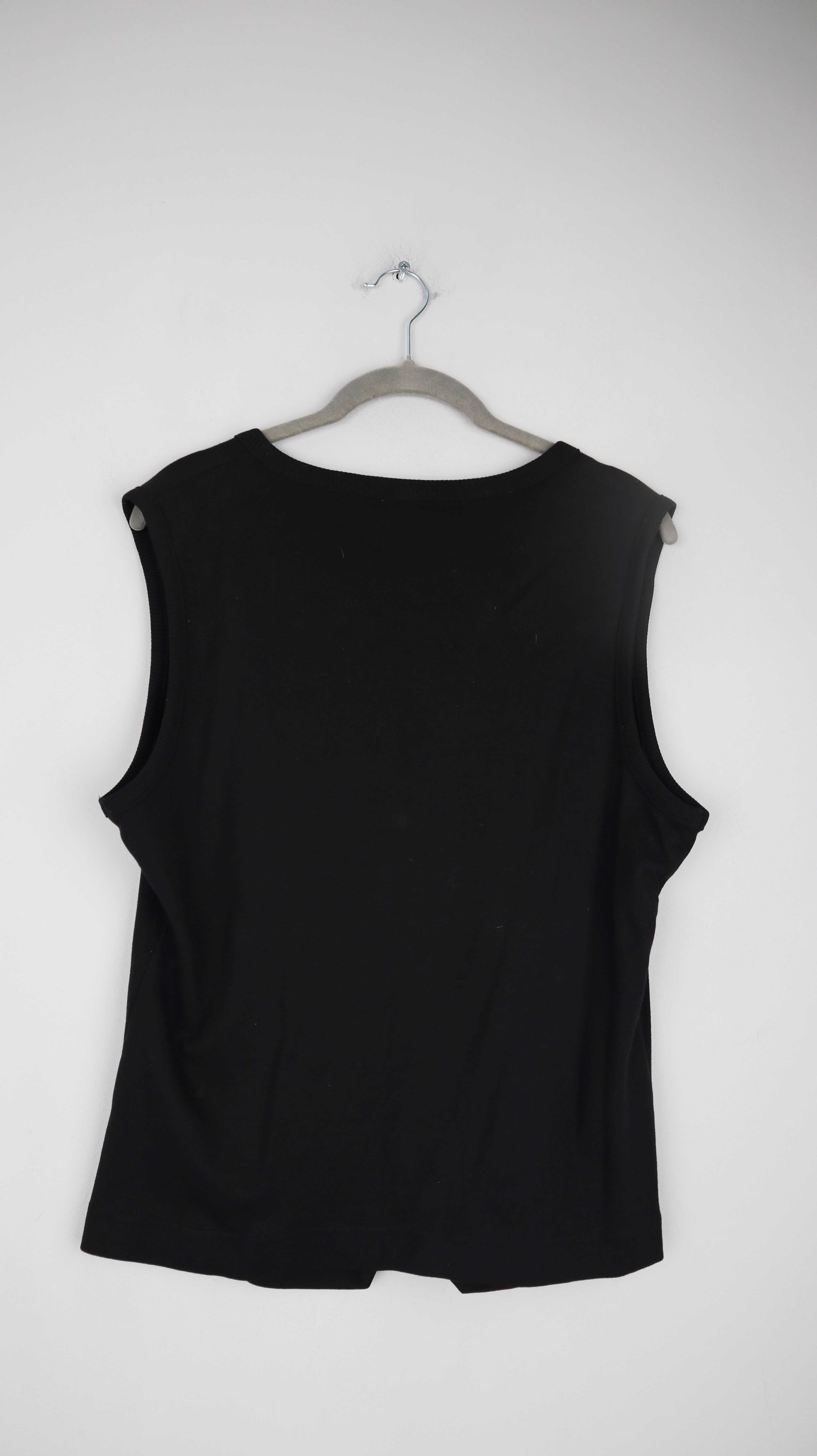 Street One Weste schwarz basic Baumwolle 40 L Shirt Oberteil