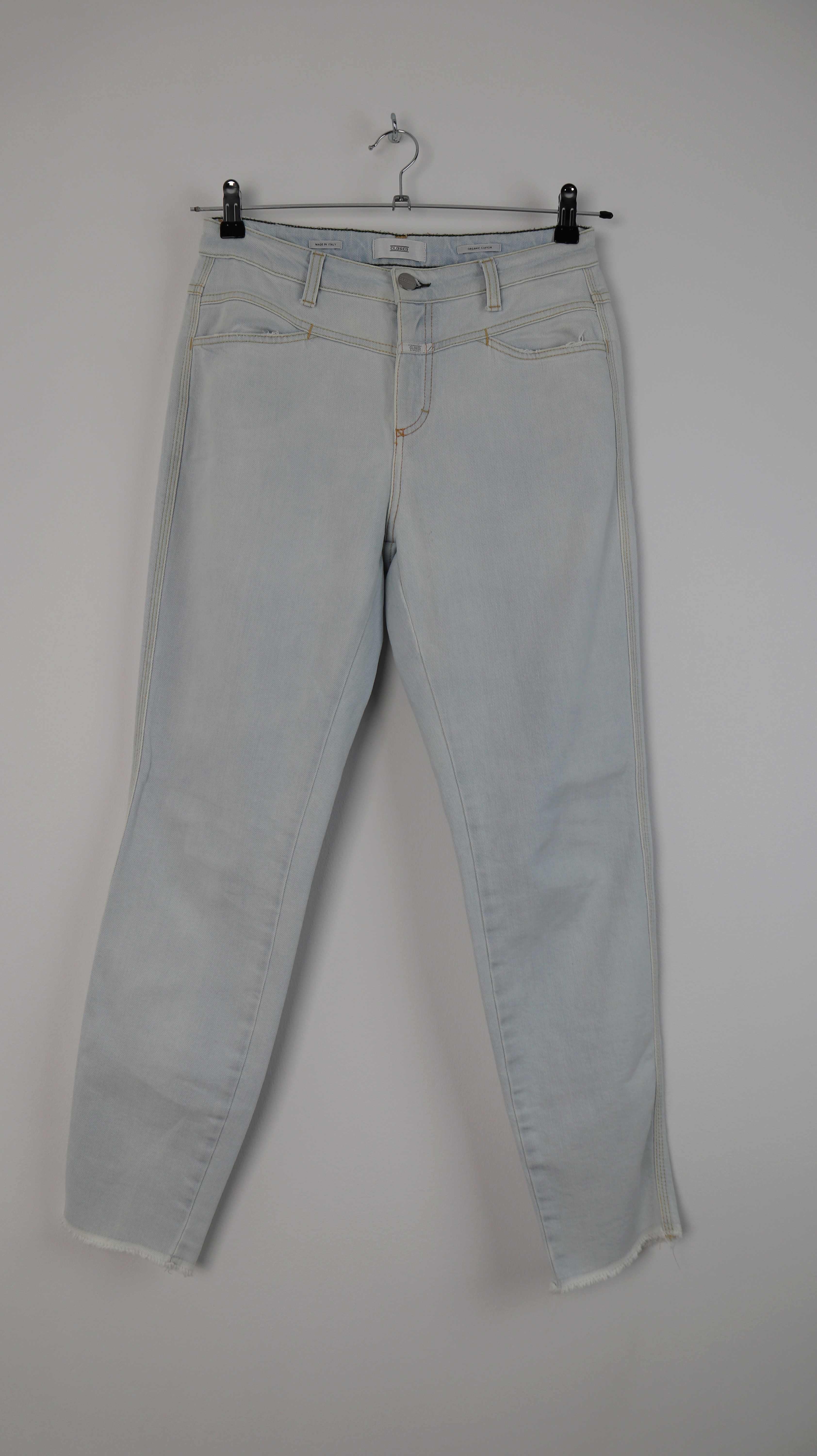 Closed Hose Jeans 28 skinny pusher hellblau denim