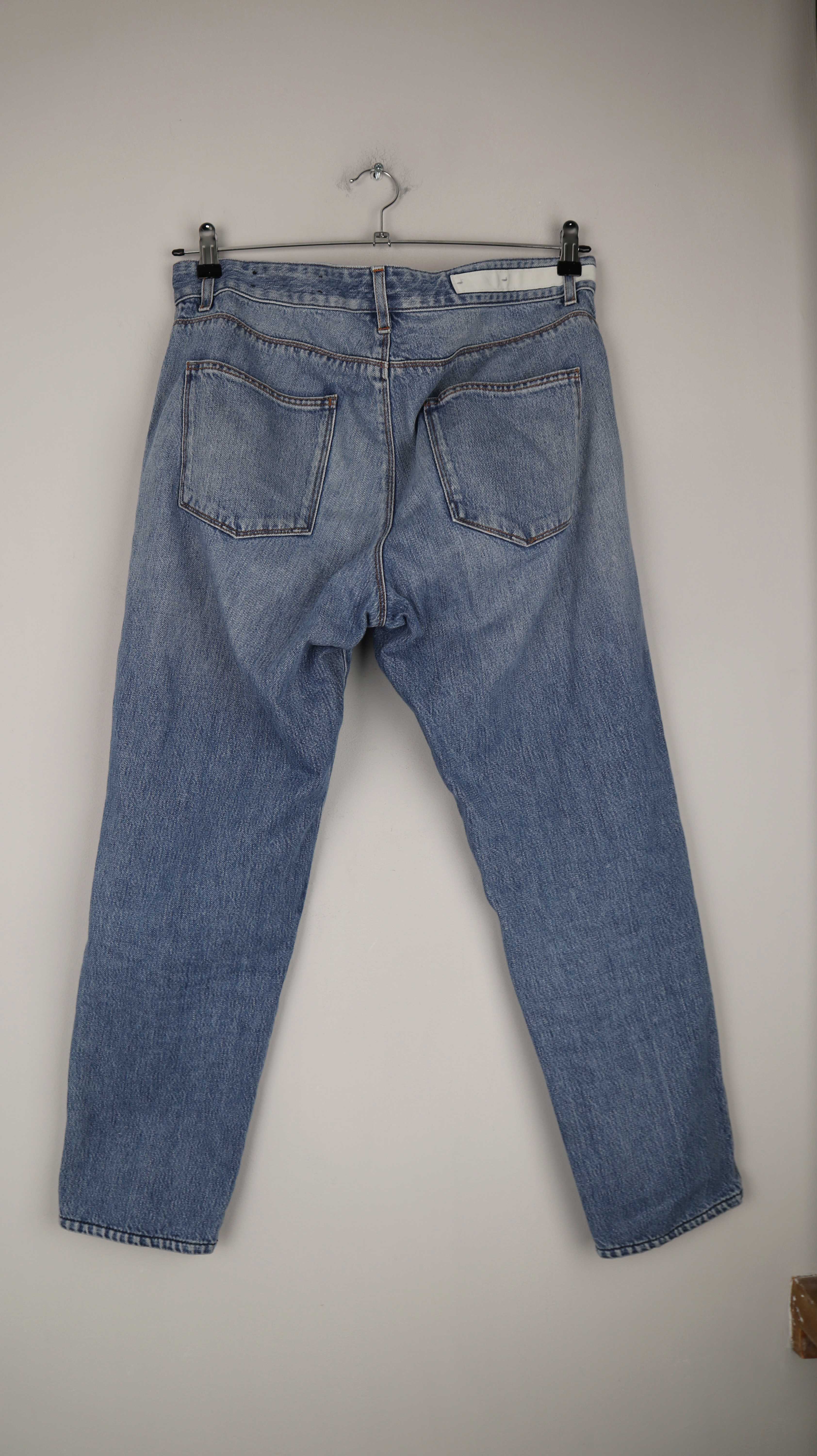 Adnym Atelier Jeans Hose Blau 30 straight fit washed denim