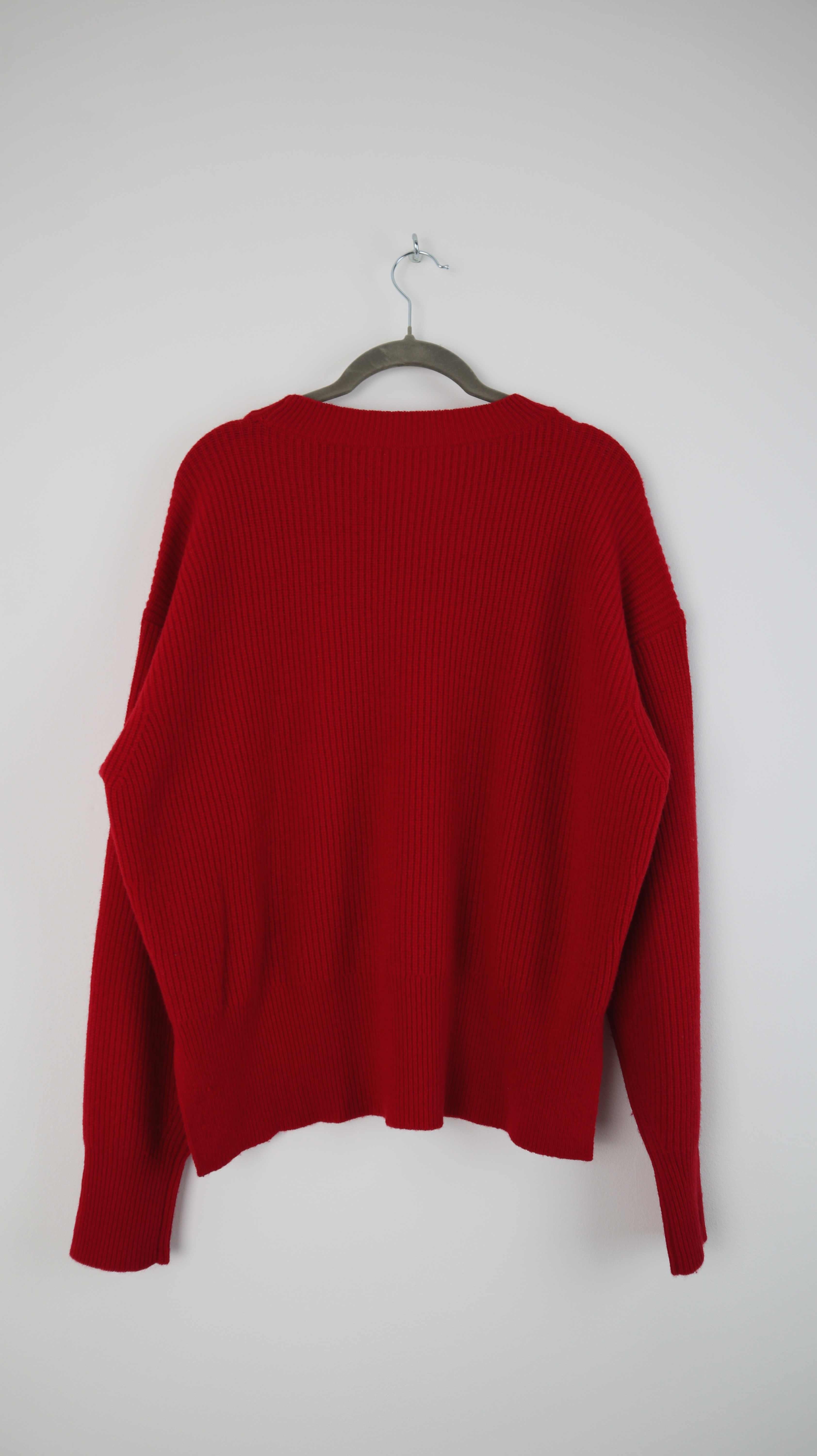 Closed Pullover rot Wolle 36 S Wollpullover Strickpullover WInterpullover