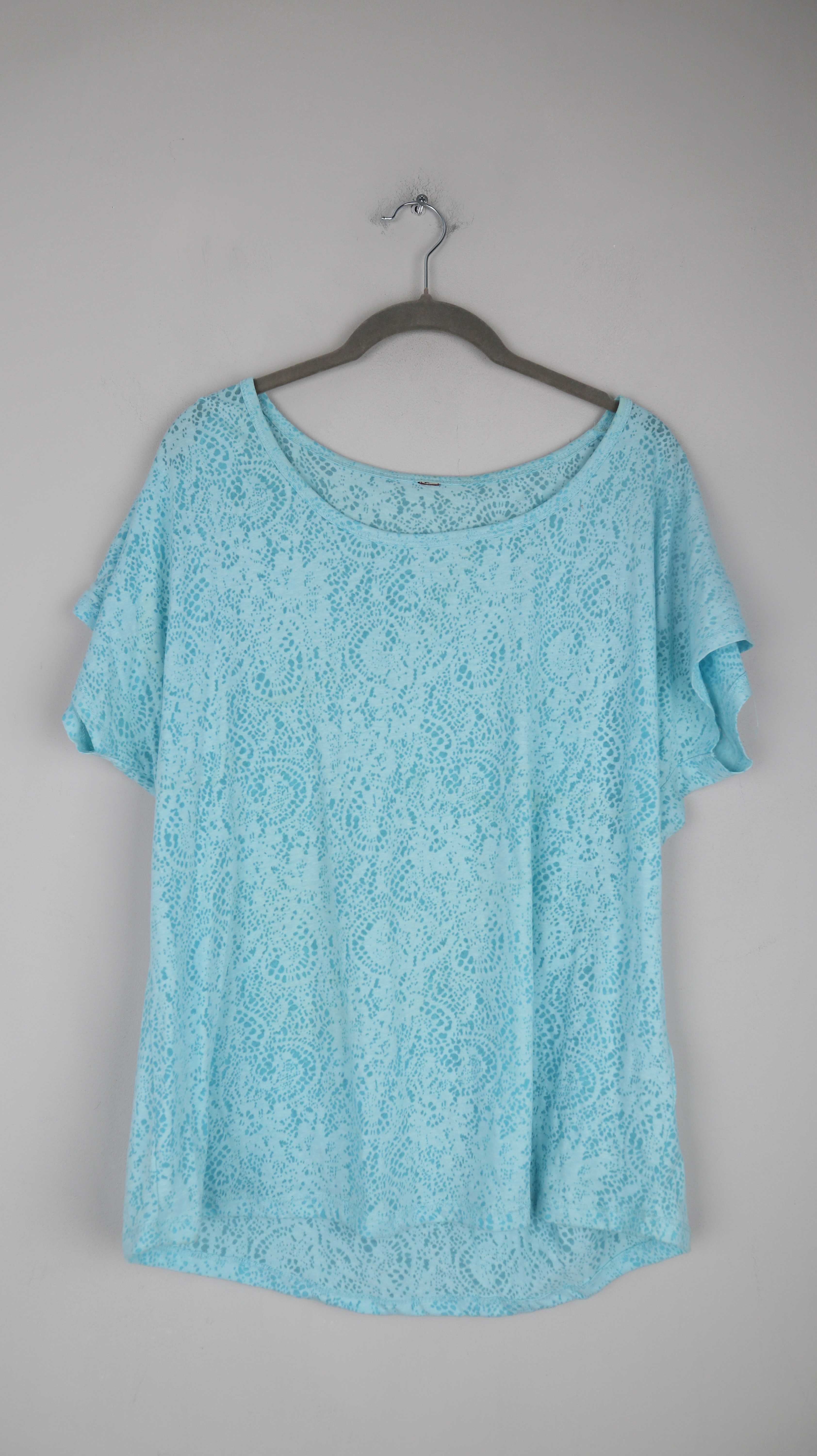 Shirt Türkis 40 L T-Shirt basic einfarbig