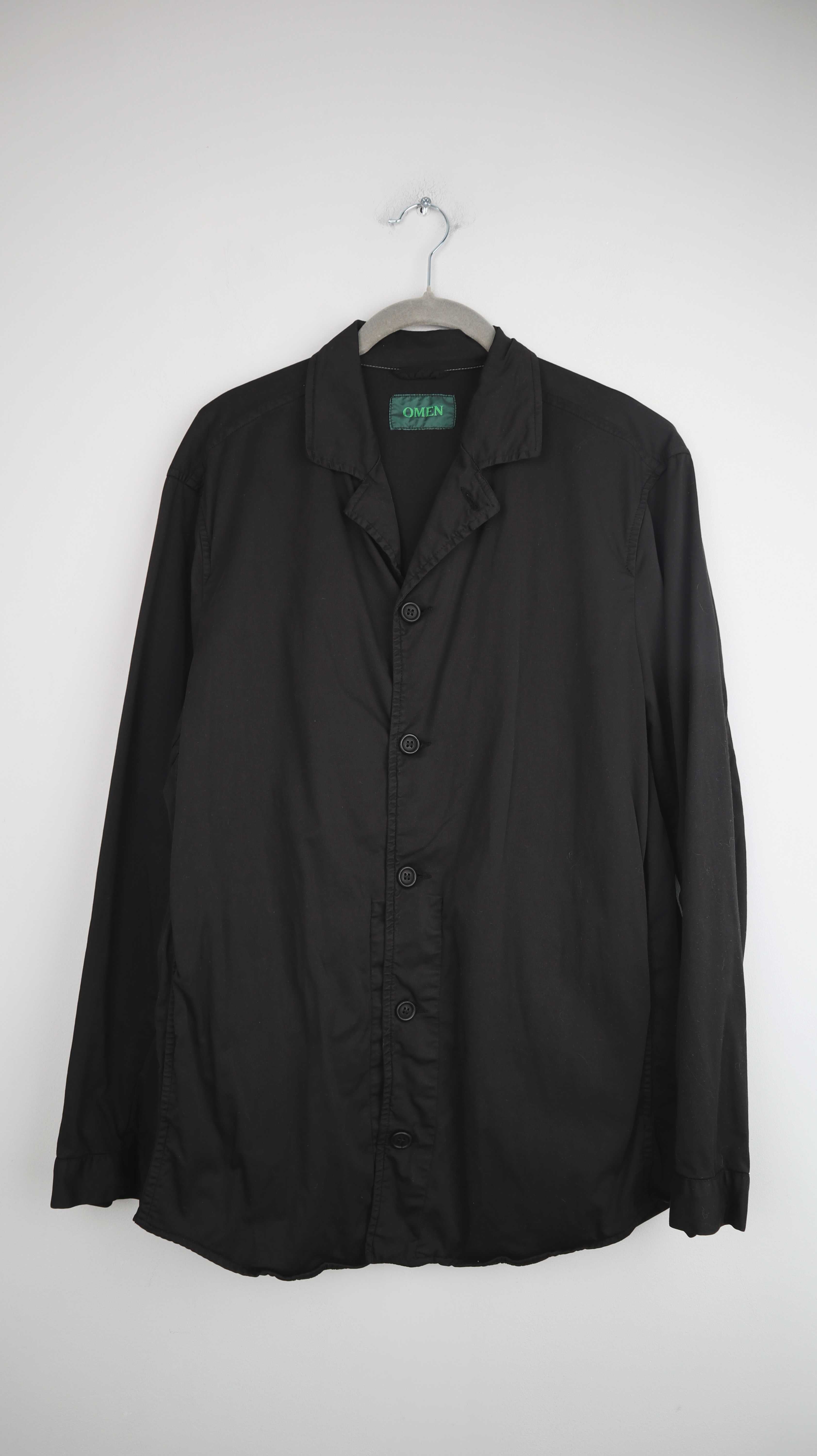 Omen Hemdjacke schwarz basic Einheitsgröße Hemd Shirt Blazer