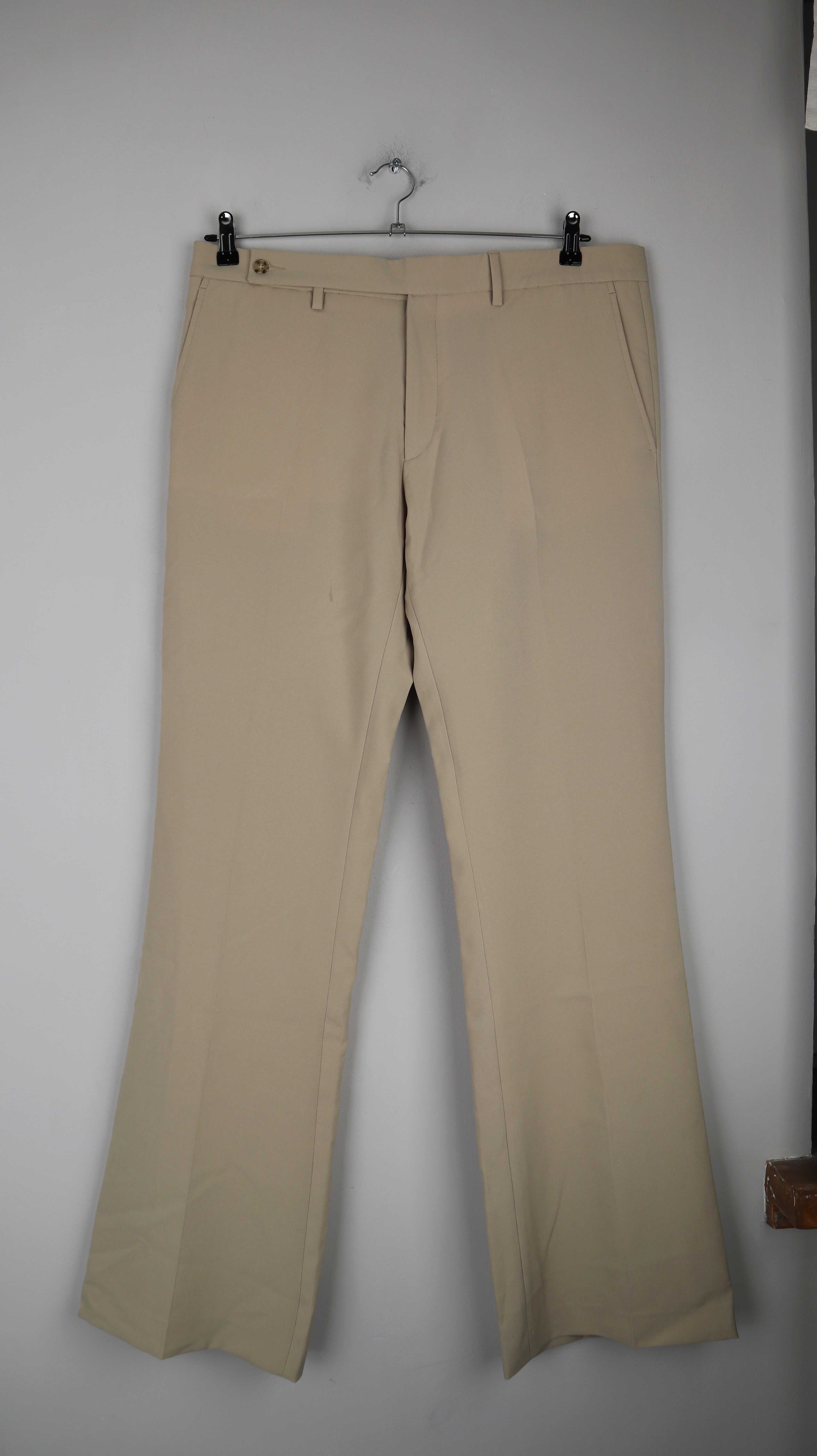 Sasch Hose Beige Creme 54 true Vintage flared 70er 80er