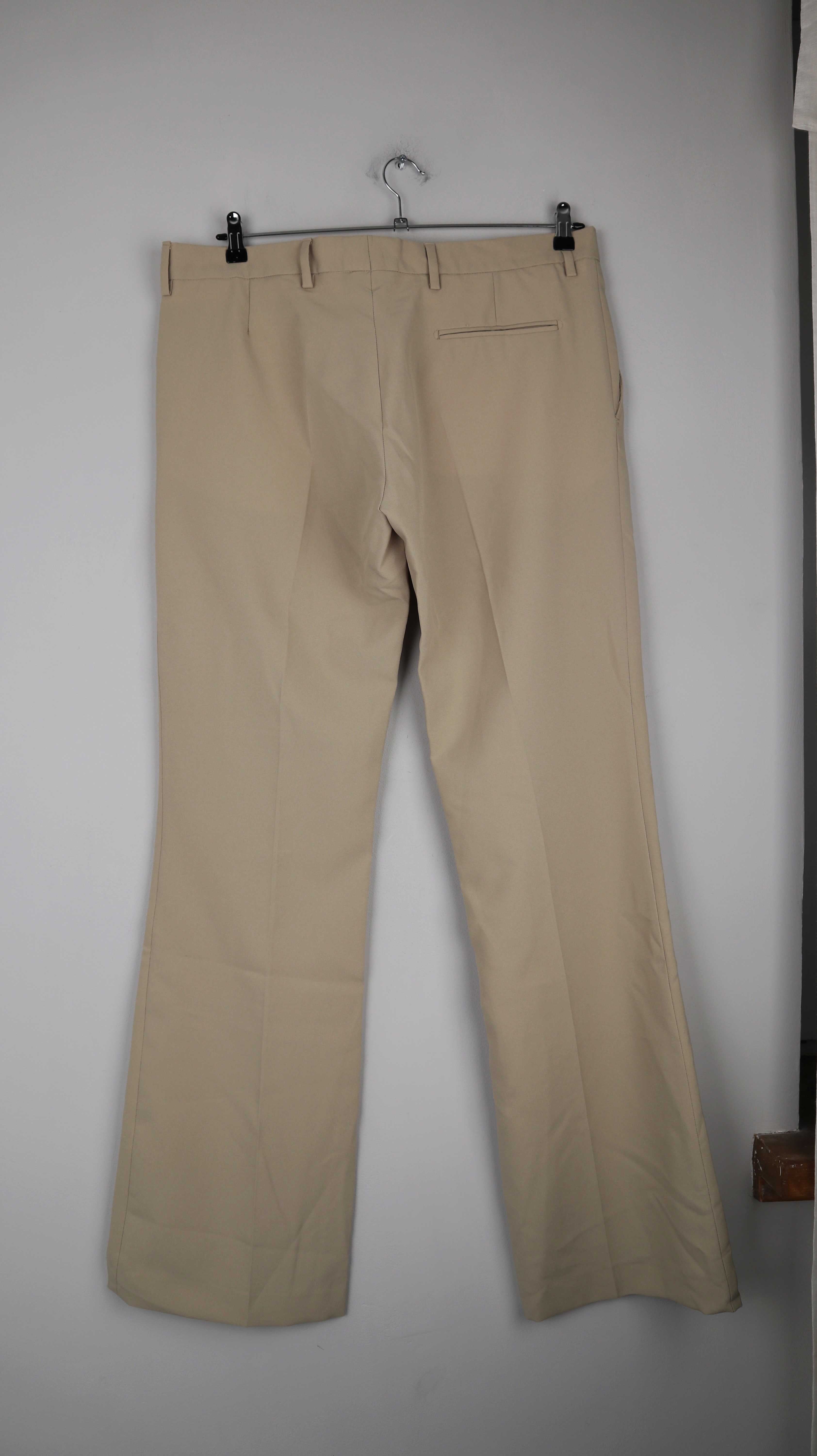 Sasch Hose Beige Creme 54 true Vintage flared 70er 80er