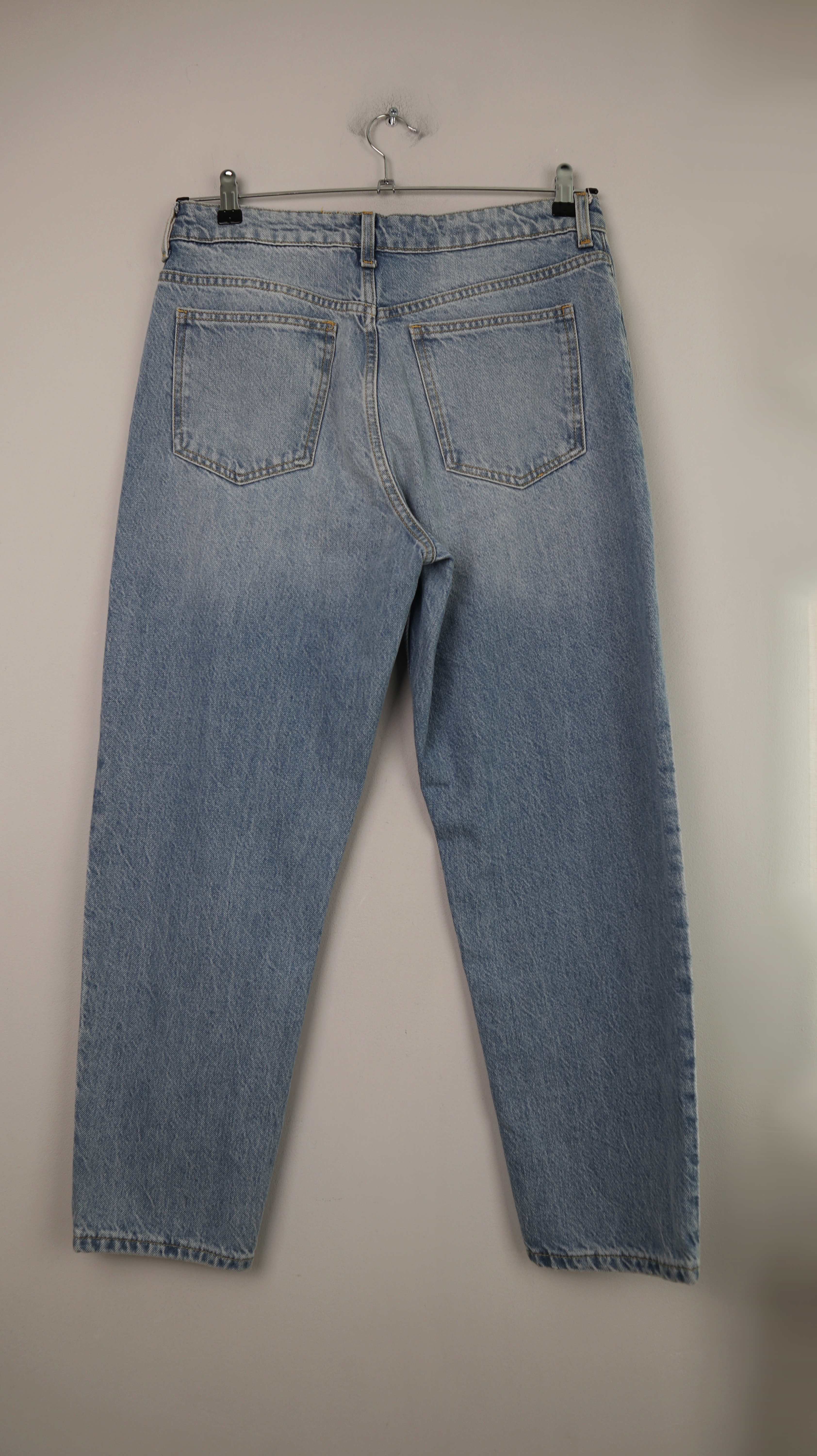 Mango Jeans Mom Blau denim washed mid waist 40 L