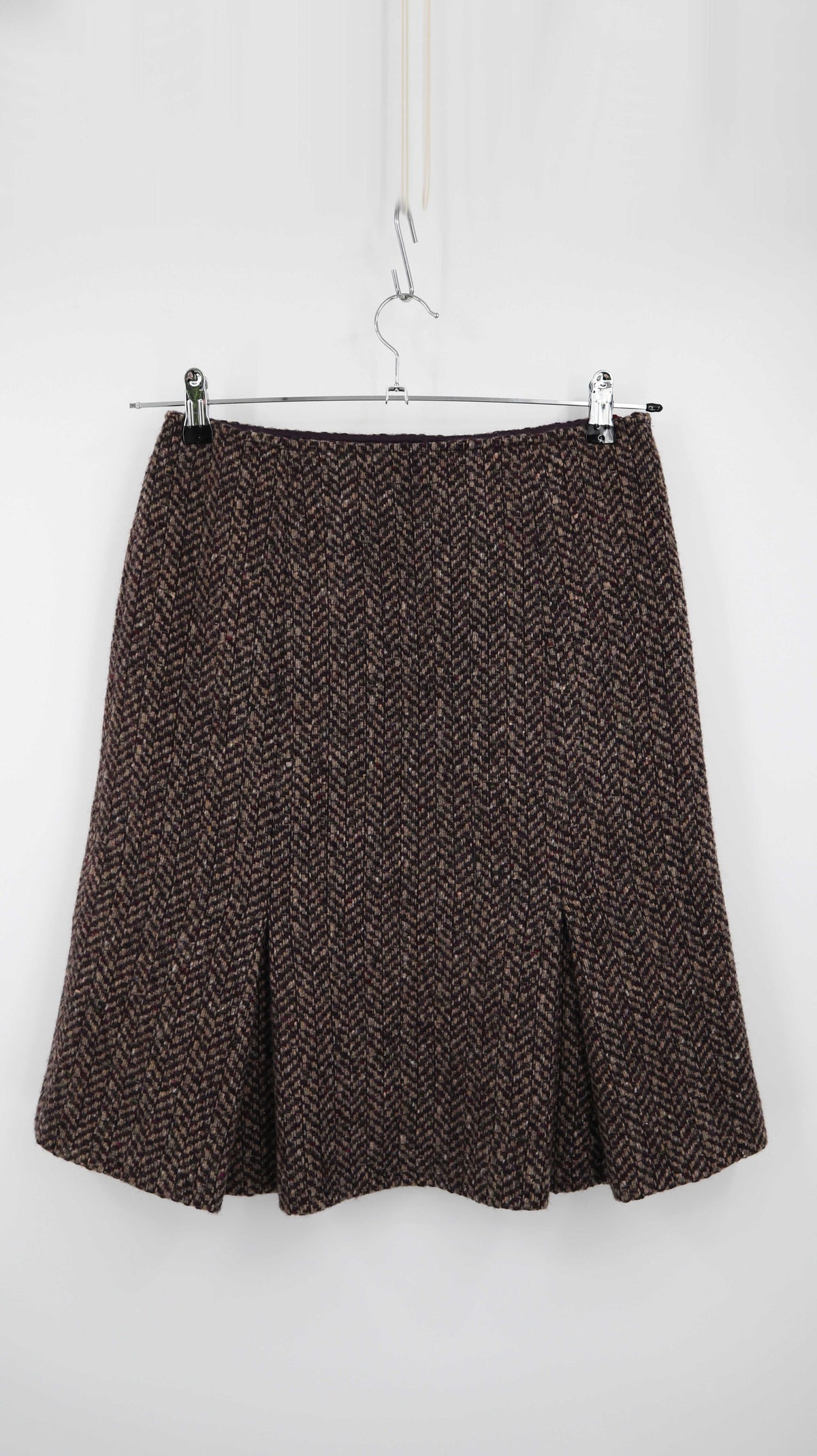 Max Mara Weekend Rock Wollrock Tulpenrock Braun 36 S