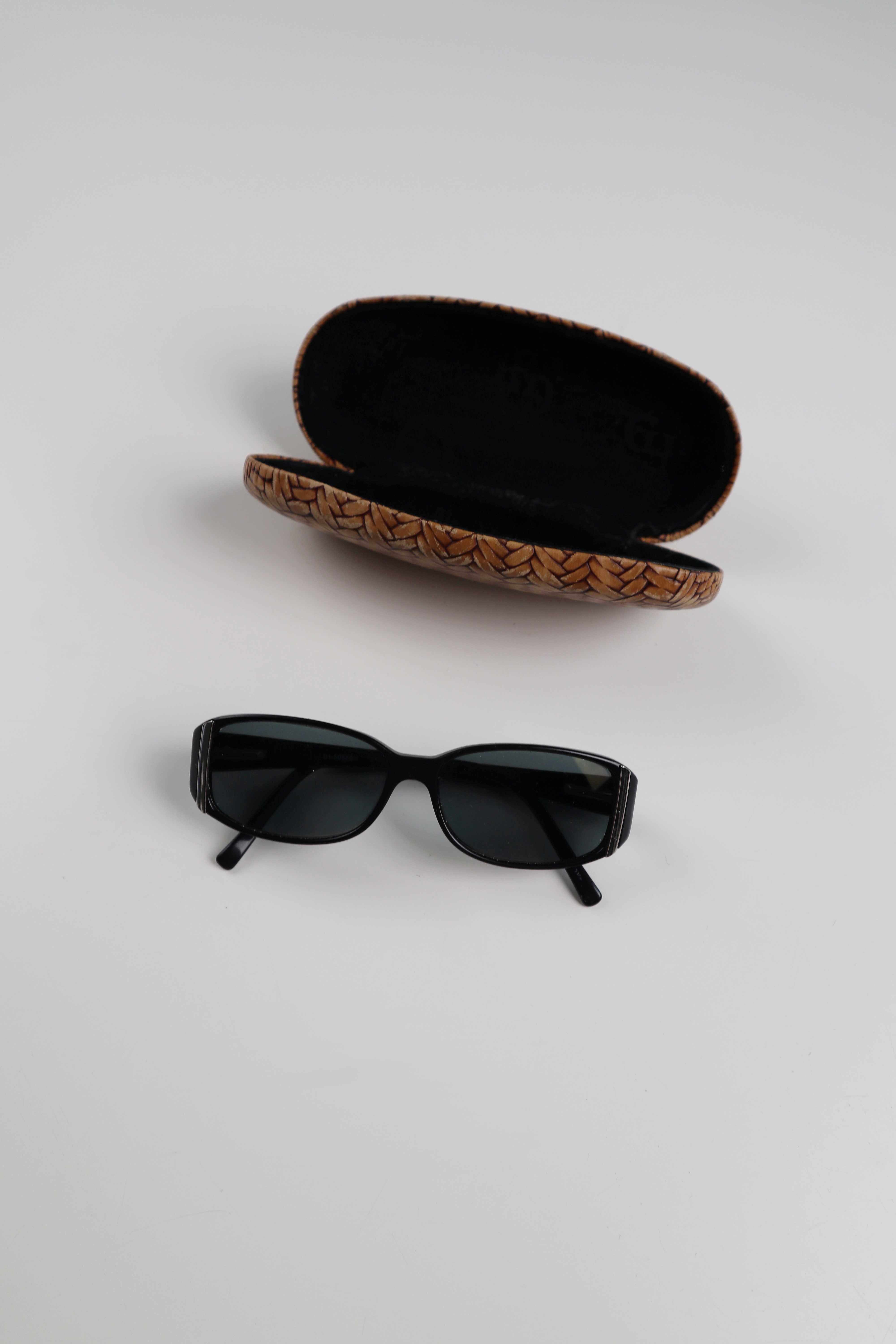 Studio Milano Brille schmal schwarz Sehstärke Sonnenbrille 90s 80s