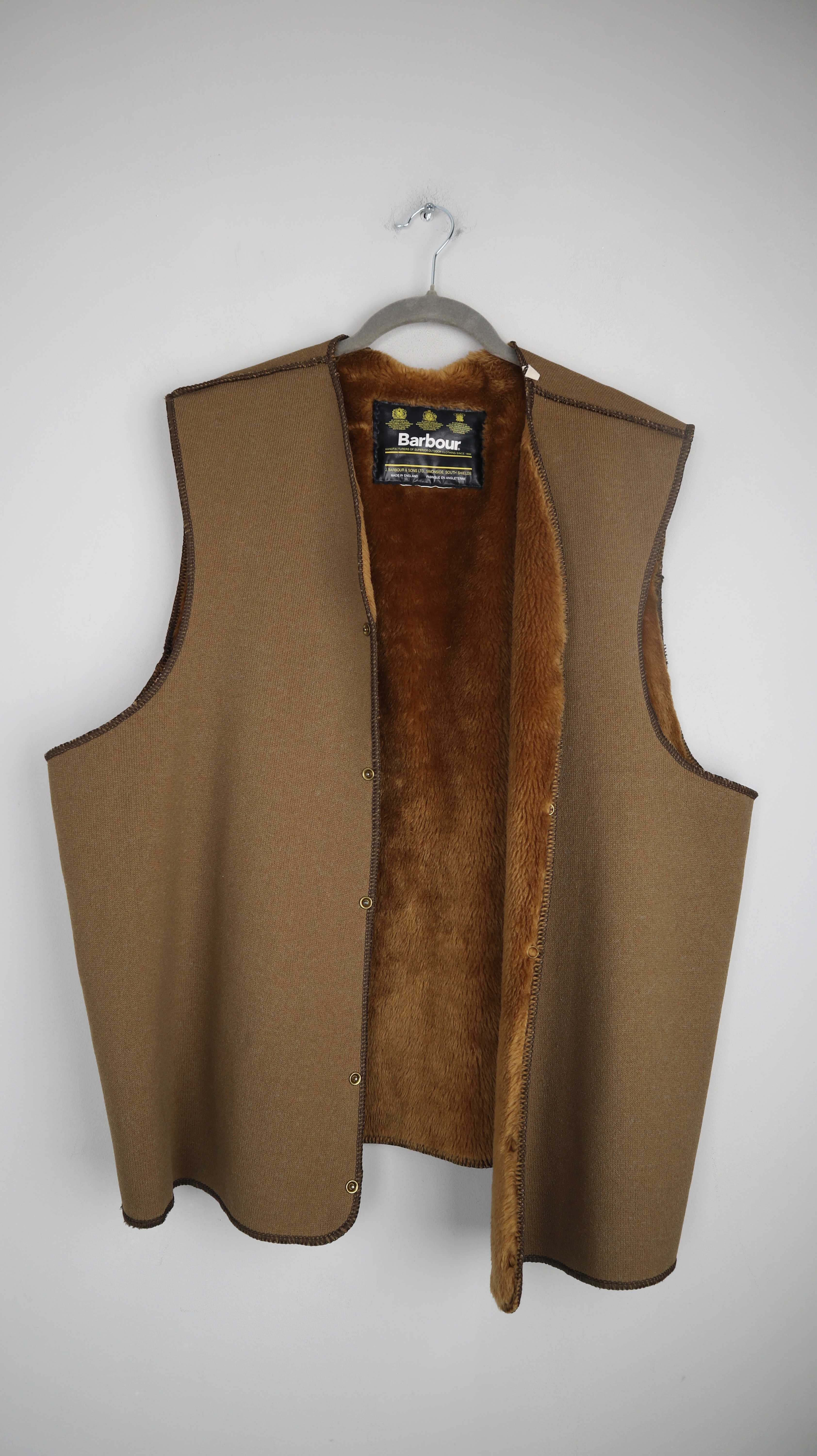 Barbour Weste Innenleben Innenteil Khaki braun C46 Innenfutter