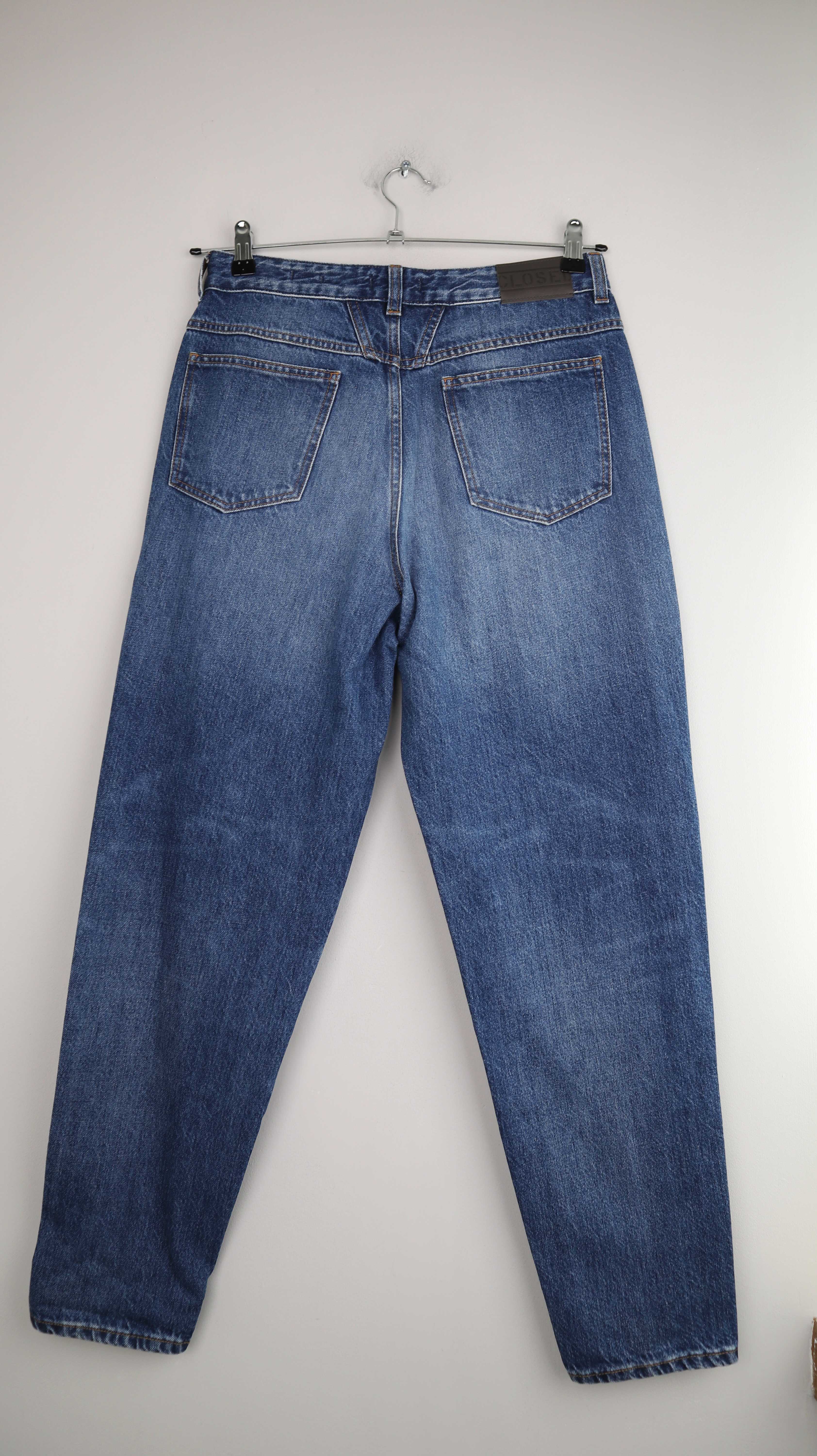 Closed Pedal Twist Jeans Hose 27 denim high waist dunkelblau