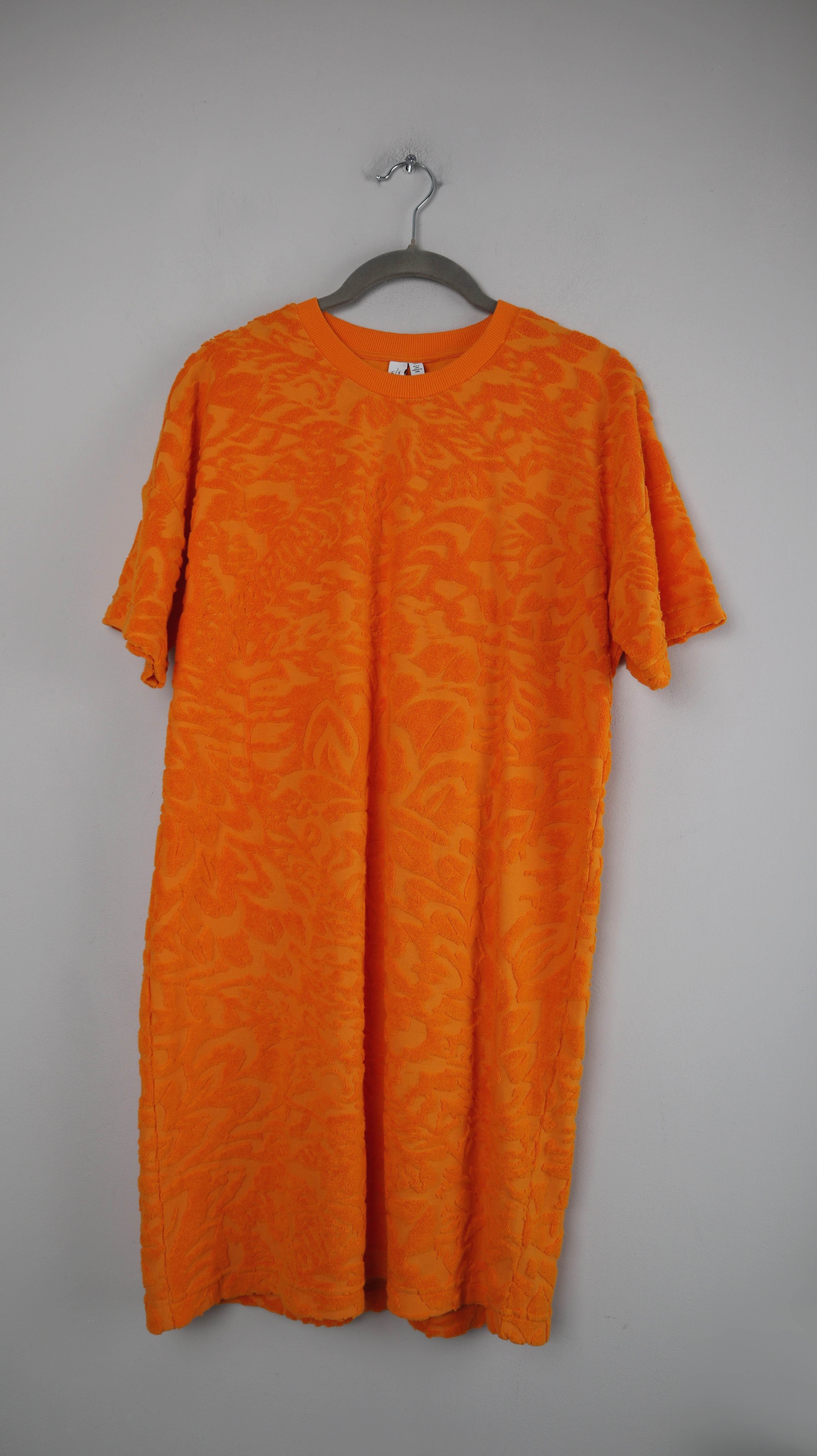 &other stories Shirt Orange Frottee 36 S Midi Midikleid T-Shirt