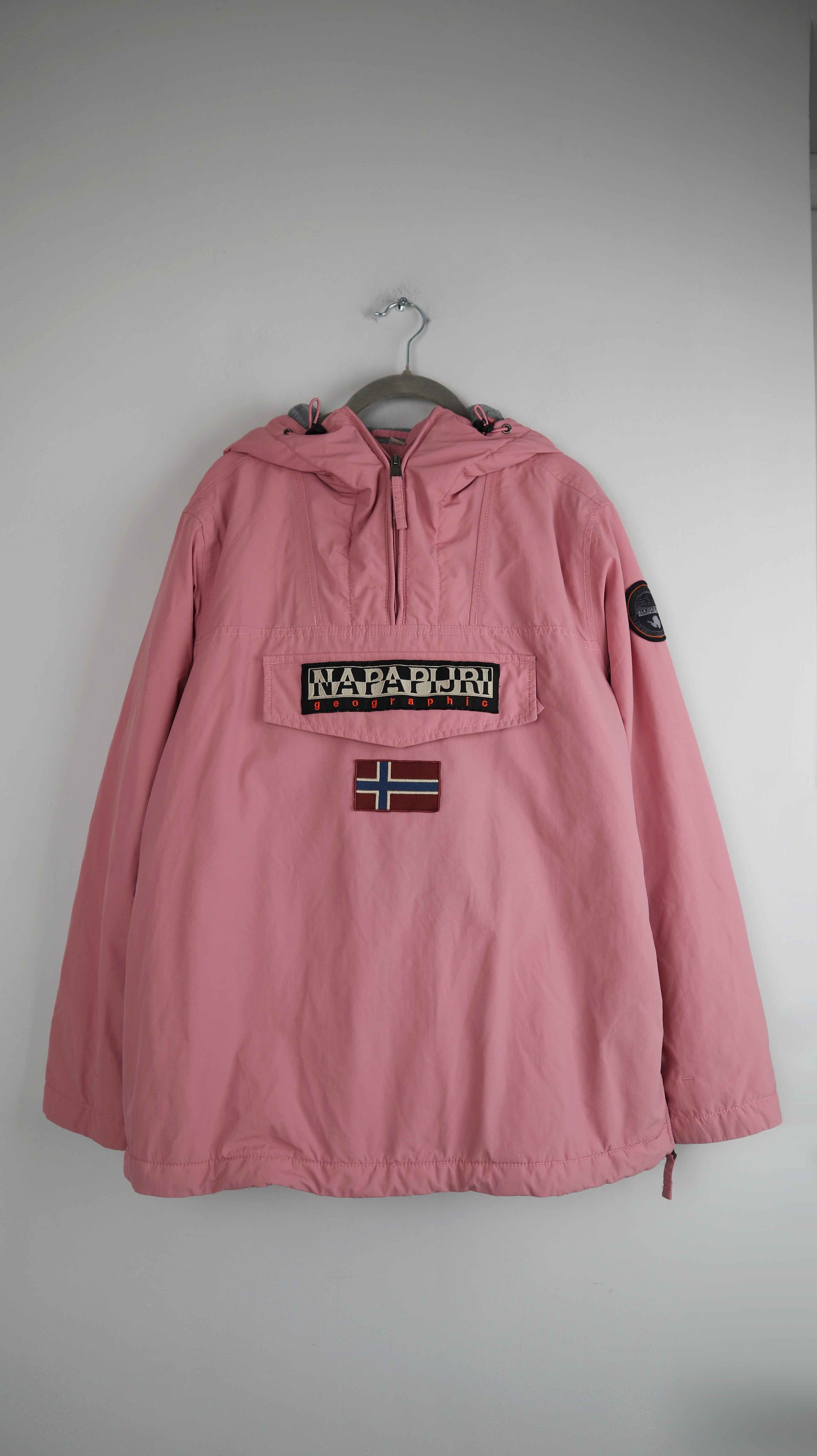 Napapijri Jacke Rosa Pink Schlupfjacke Regenjacke XL