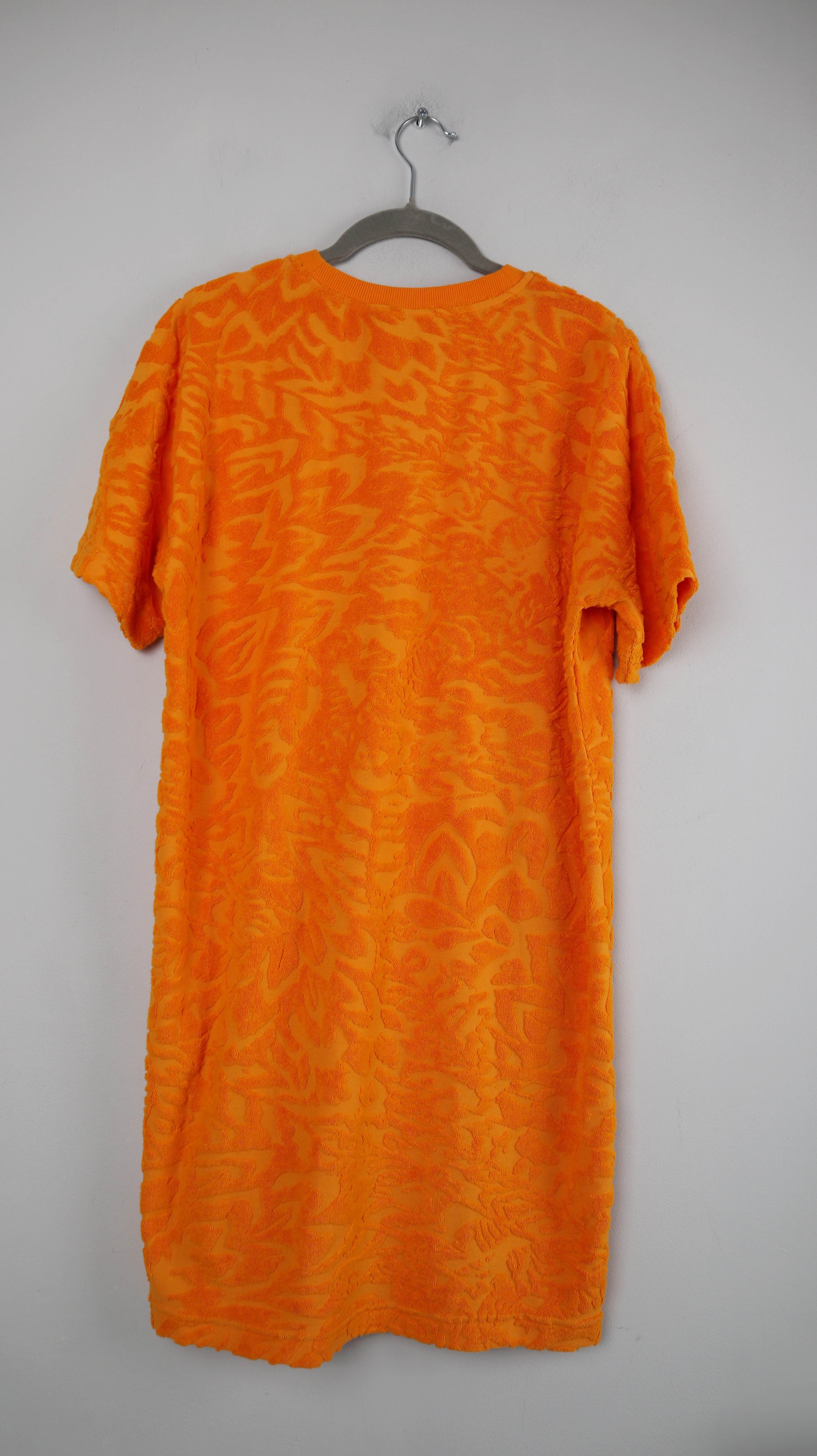 &other stories Shirt Orange Frottee 36 S Midi Midikleid T-Shirt