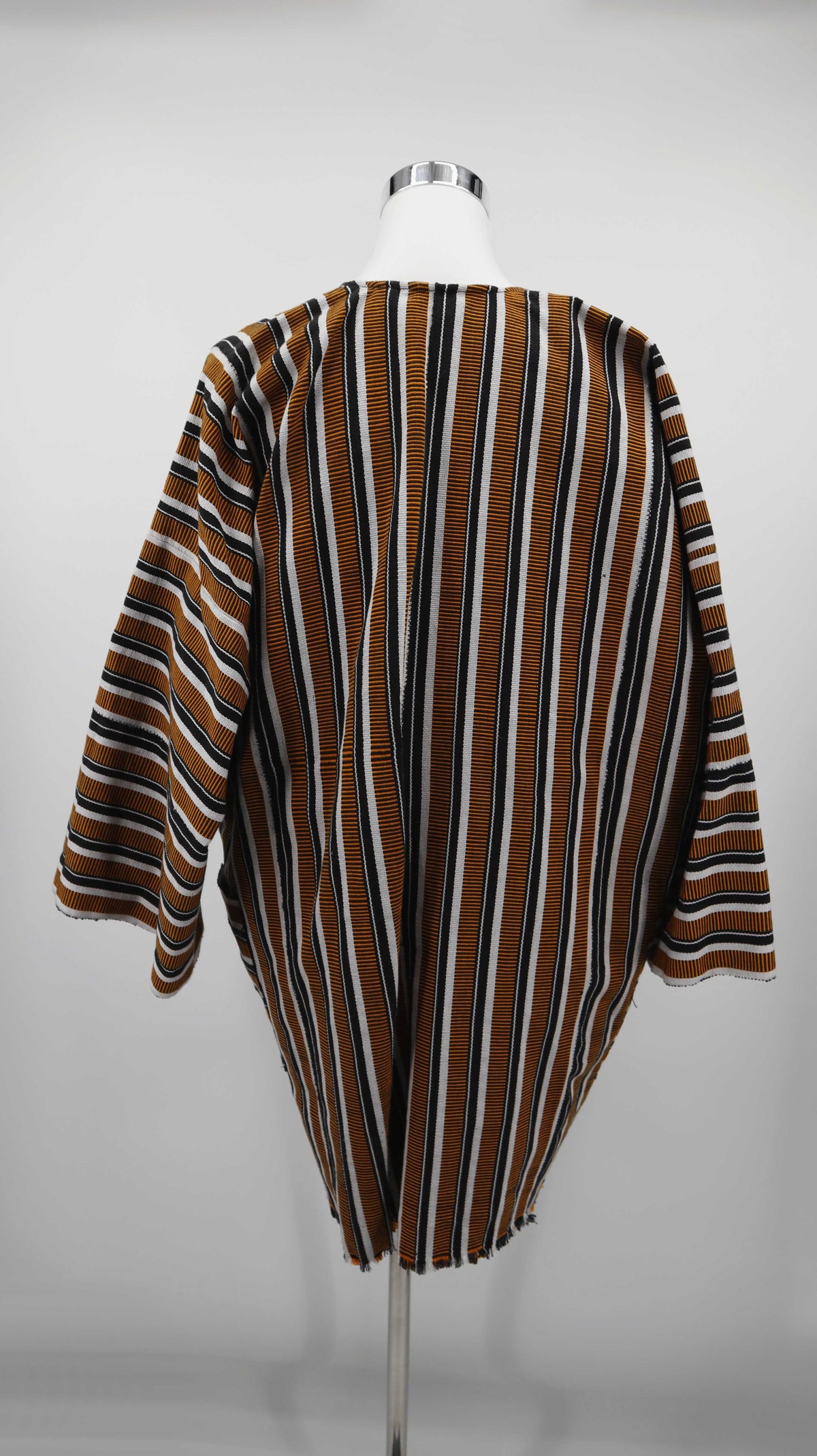Threadedtribes Jacke Ghana Afrikanisch Mantel gelb schwarz