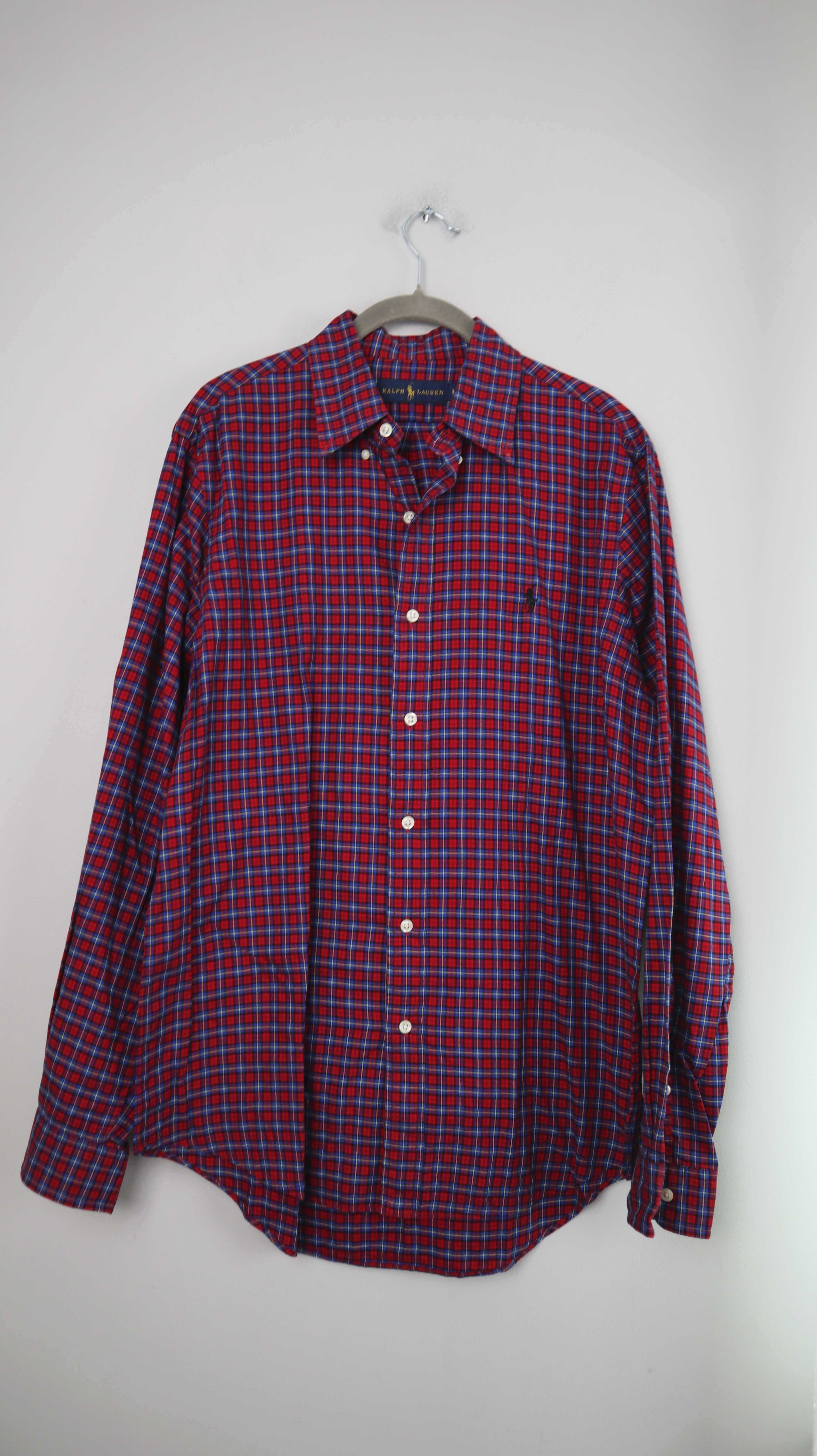 Ralph Lauren Hemd kariert blau rot M Shirt Oberteil