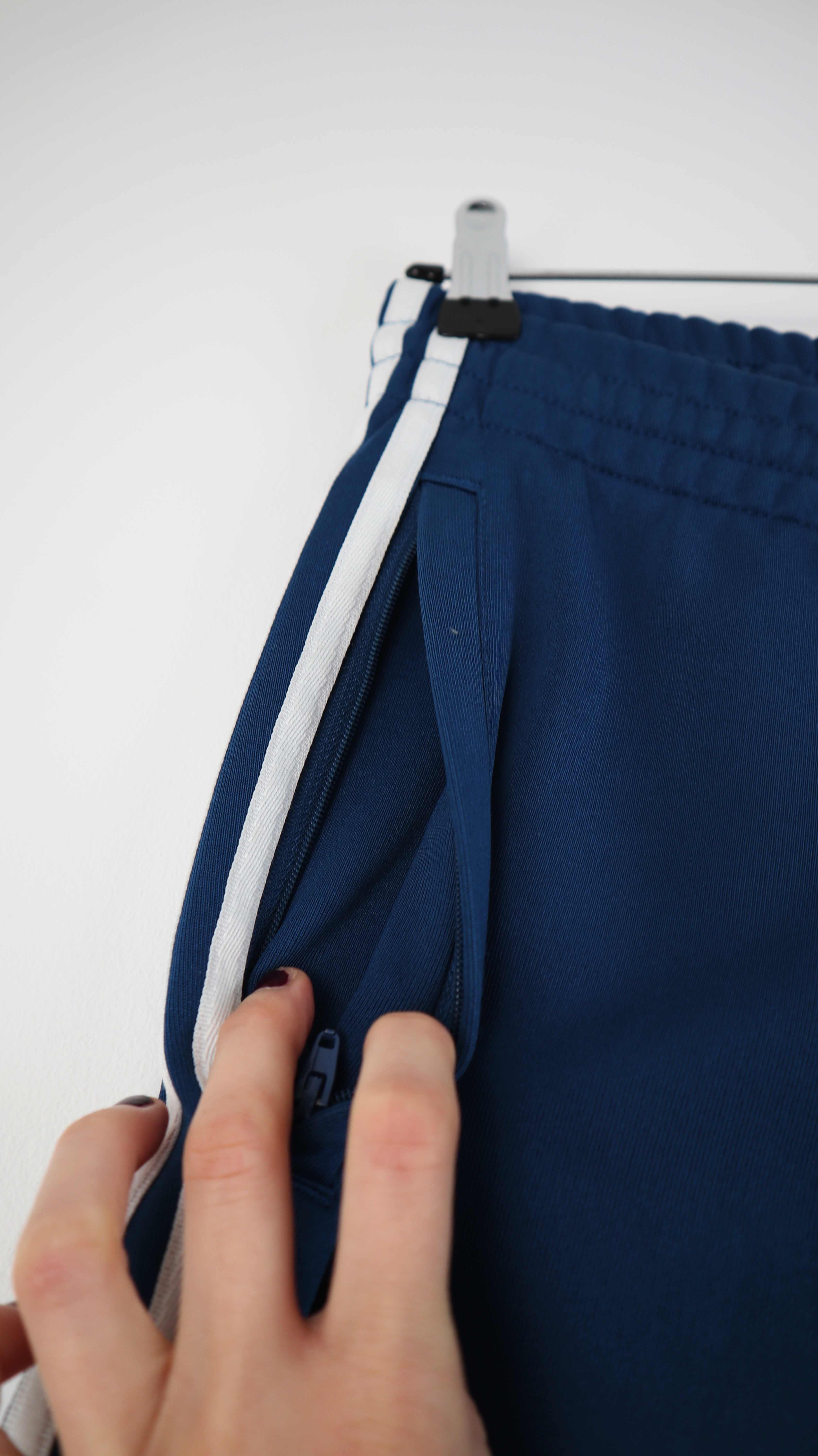 Adidas Hose blau Petrol Türkis Trainingshose Sporthose 38 M