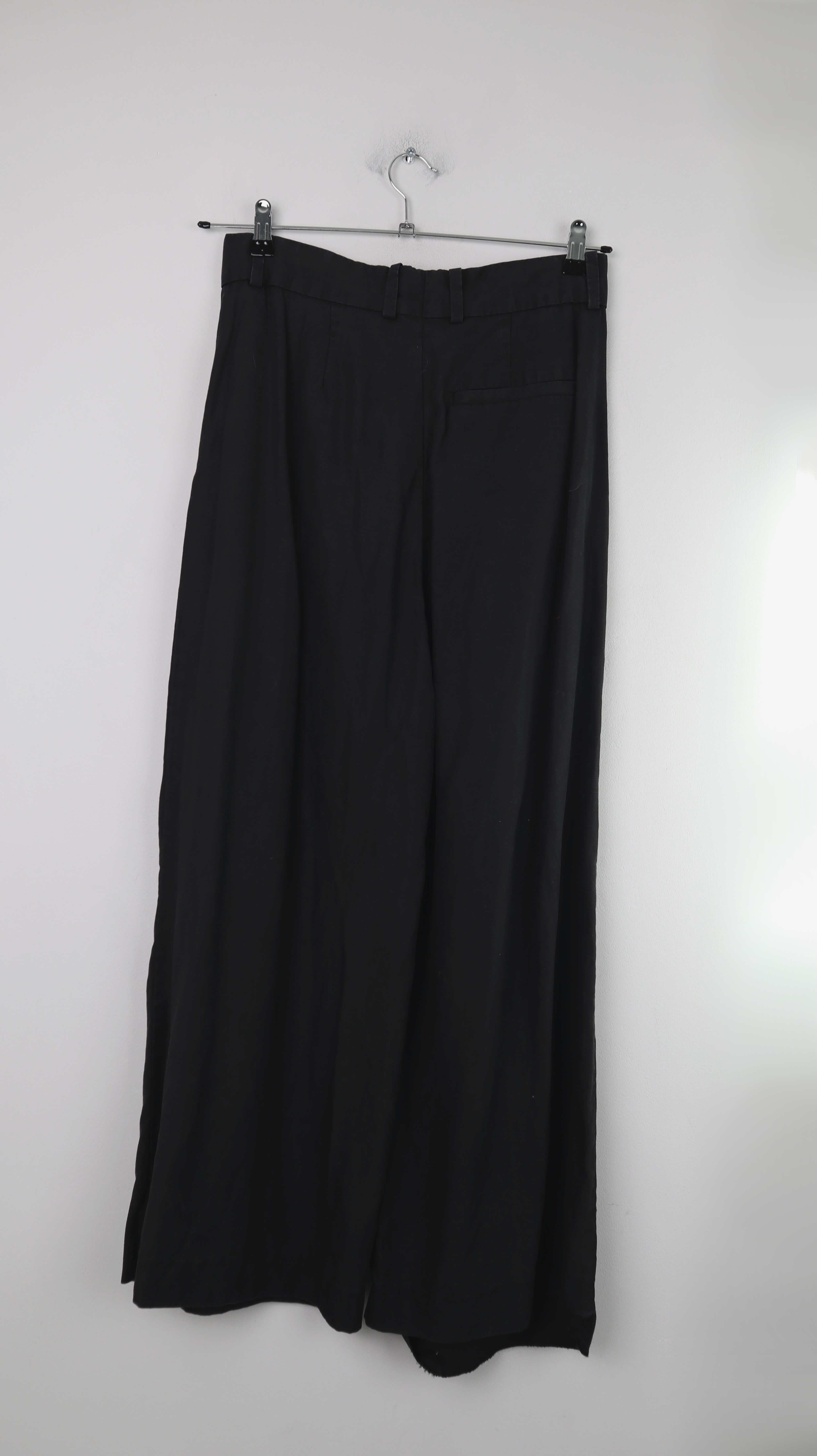 COS Hose 38 Schwarz basic locker mid waist Sommerhose Stoffhose