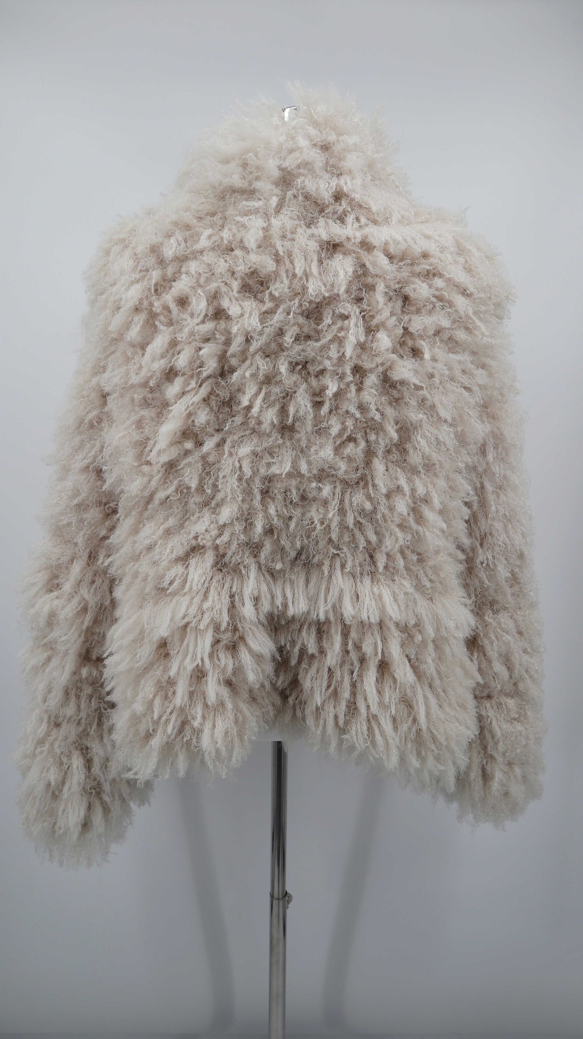 Design Jacke Creme Felljacke Kunstfell 38 M Teddyjacke Zotteljacke
