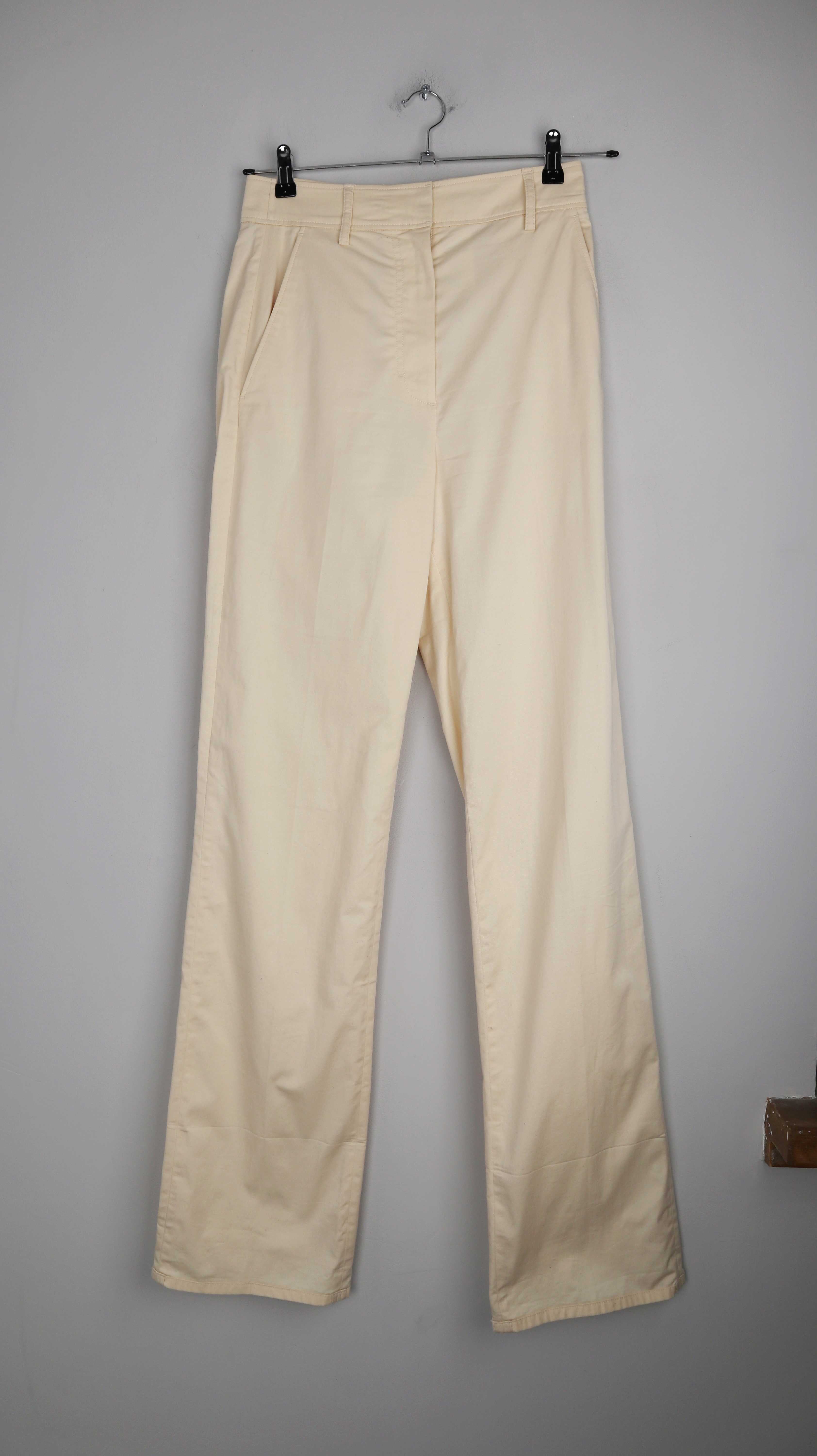 COS Hose Creme Beige Stoffhose 36 S straight fit
