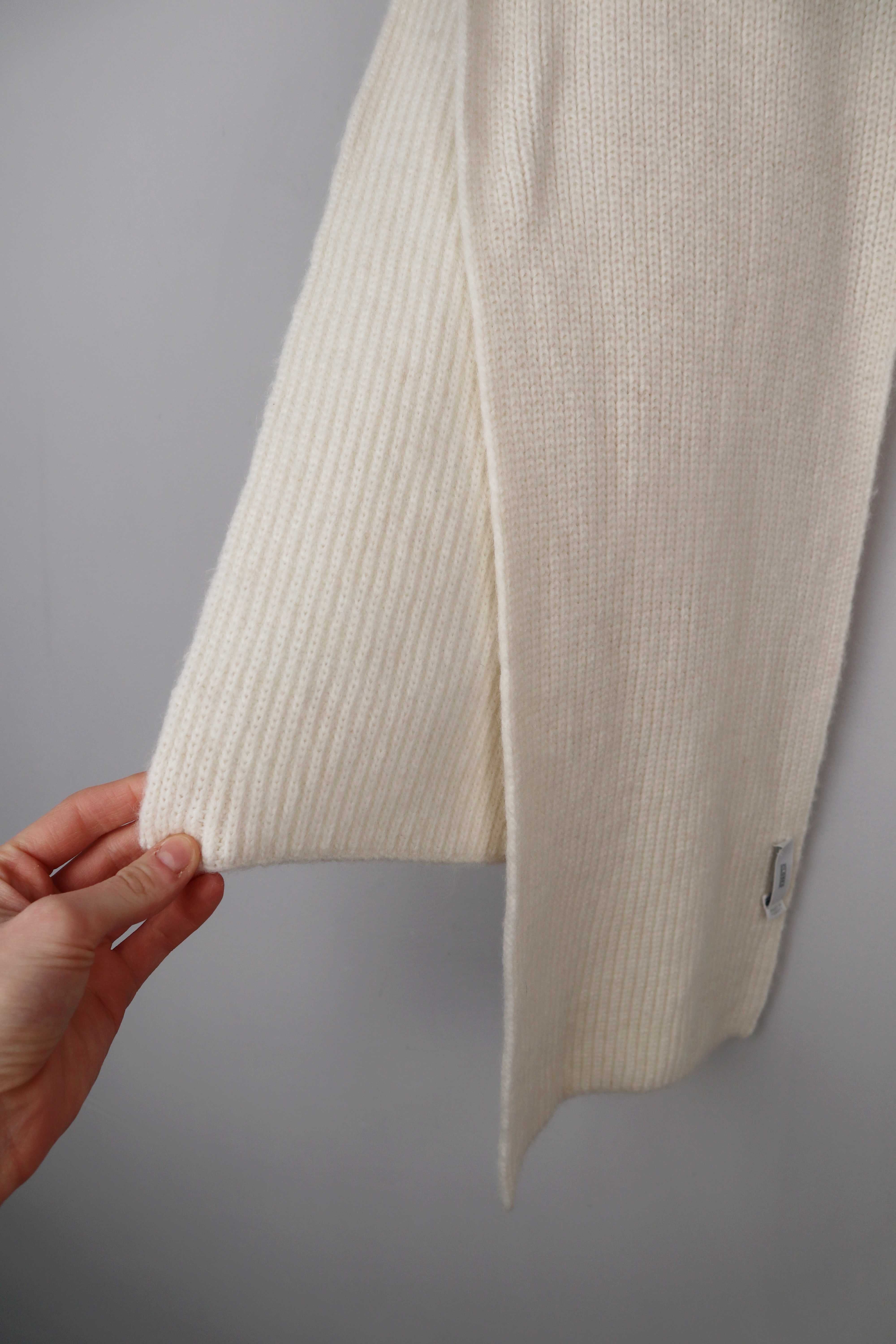 Closed Schal Creme Beige Wolle Wollschal einfarbig Weiß