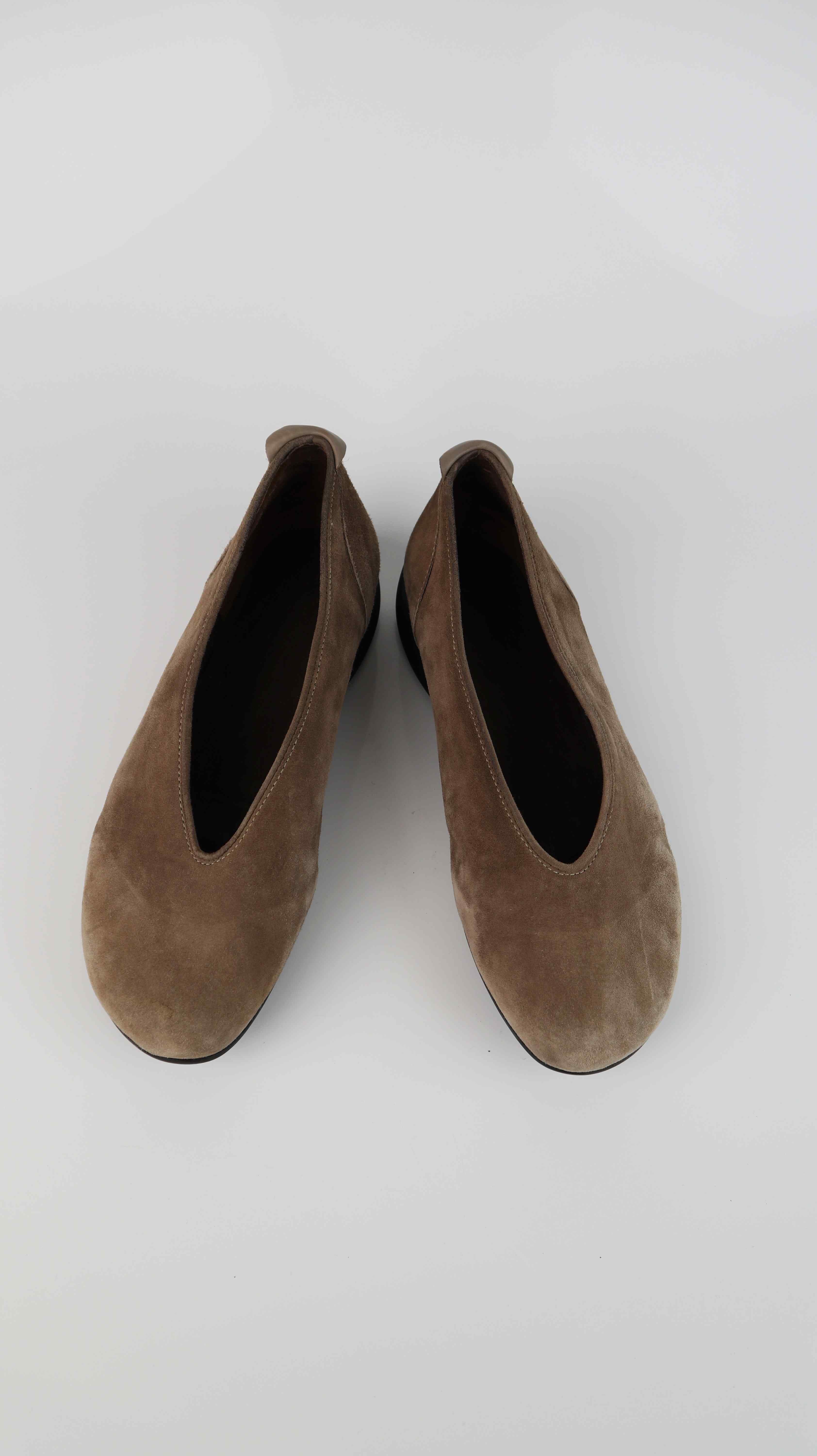 Wolky Halbschuhe 41 Wildleder Ballerinas braun Hellbraun