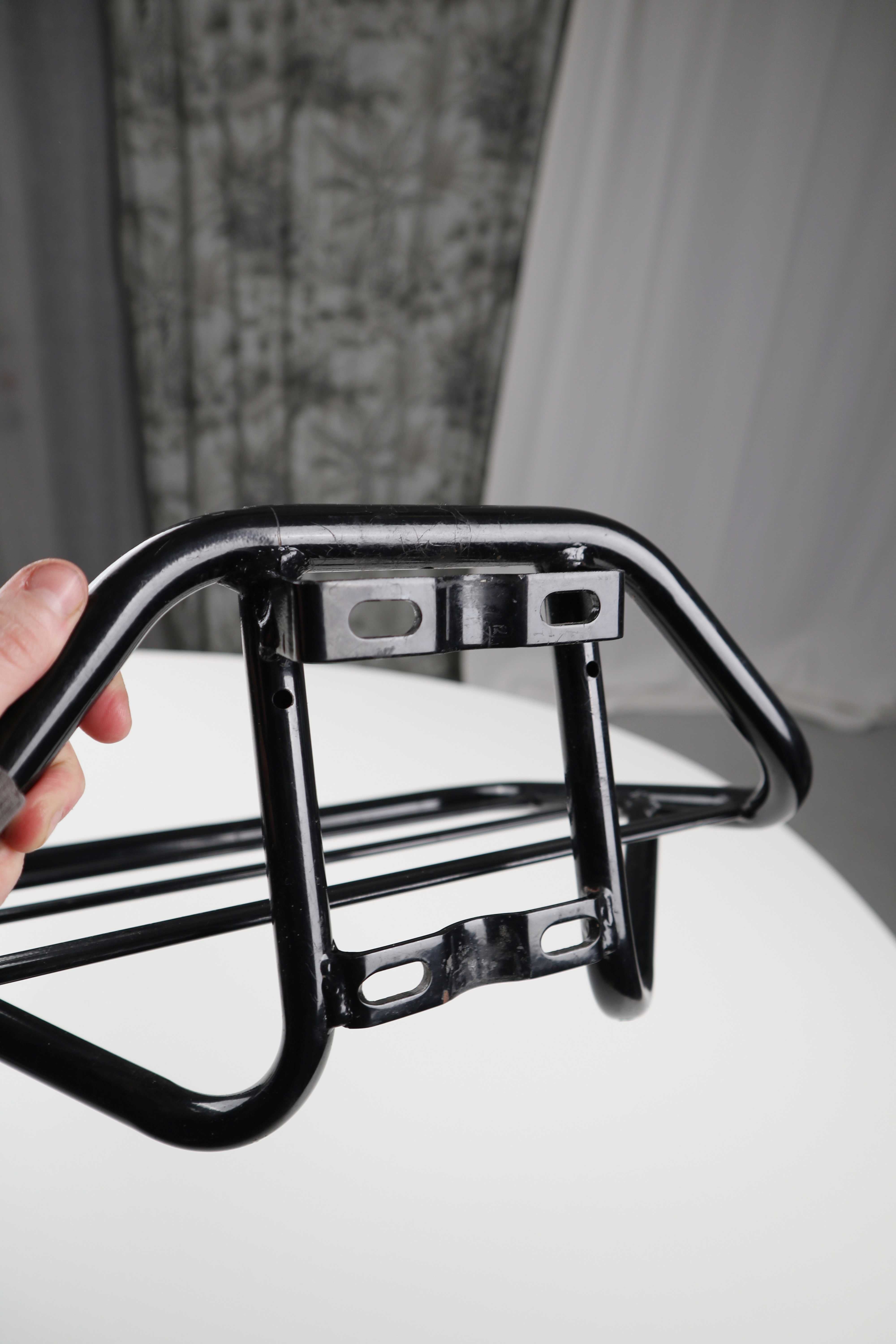 Fahrradgepäckträger Metallhalter Lenkerkorb Lenkerstütze Holländisch Schwarz