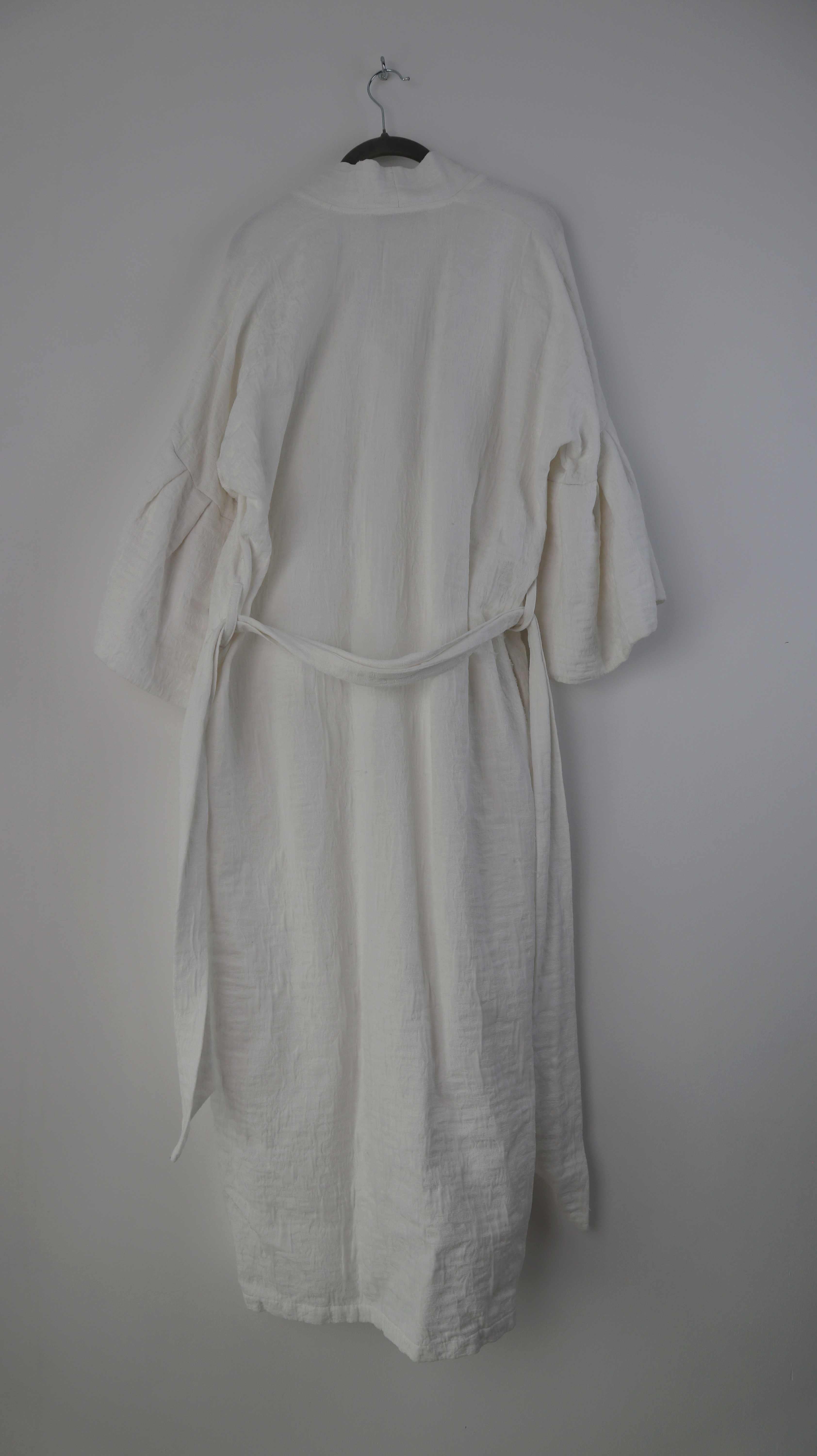 Mei-Do by Kymono Bademantel Weiß Kimono Baumwollbademantel