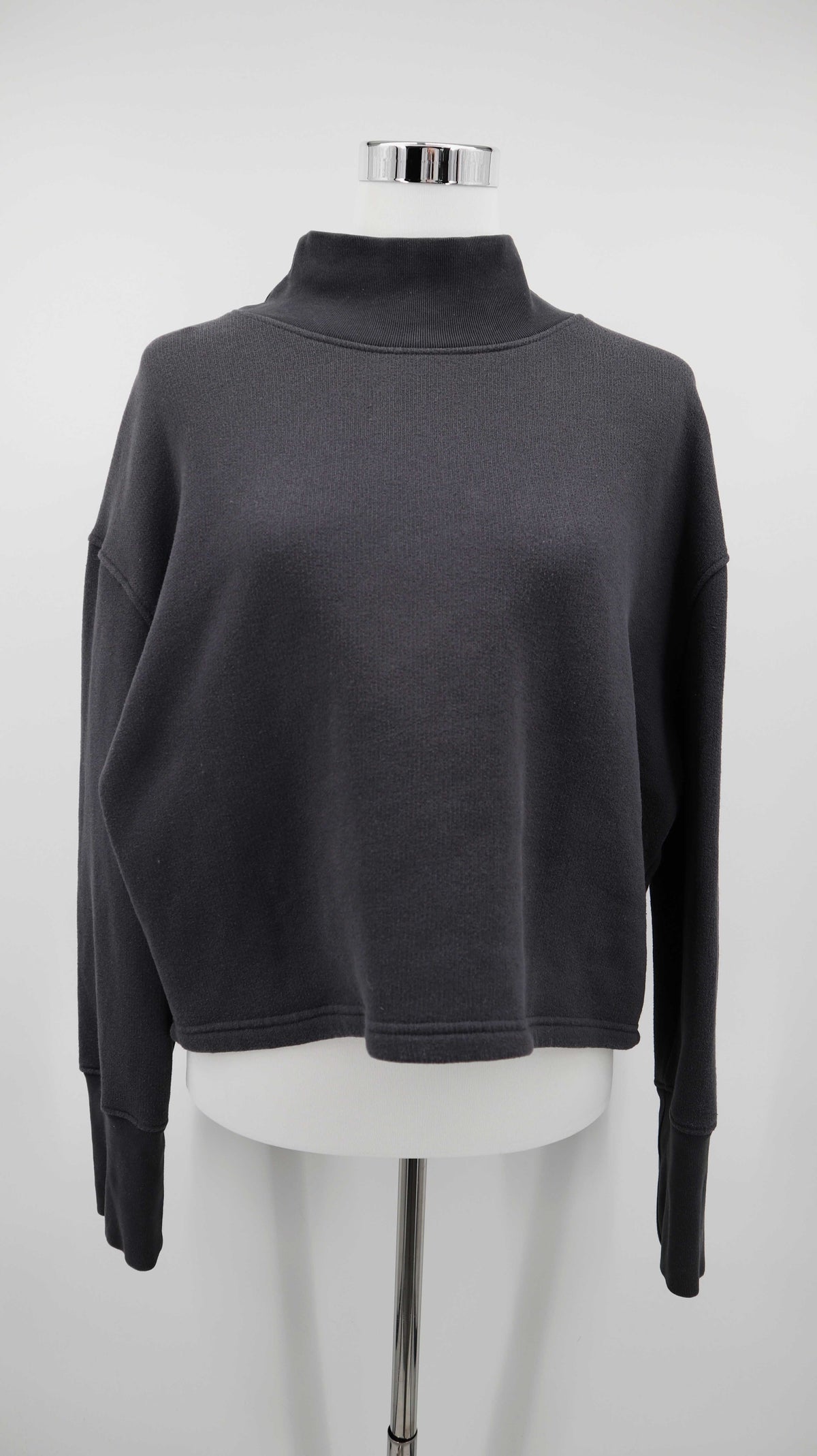 American Vintage Pullover Rollkragenpullover Grau Sweater 40 L