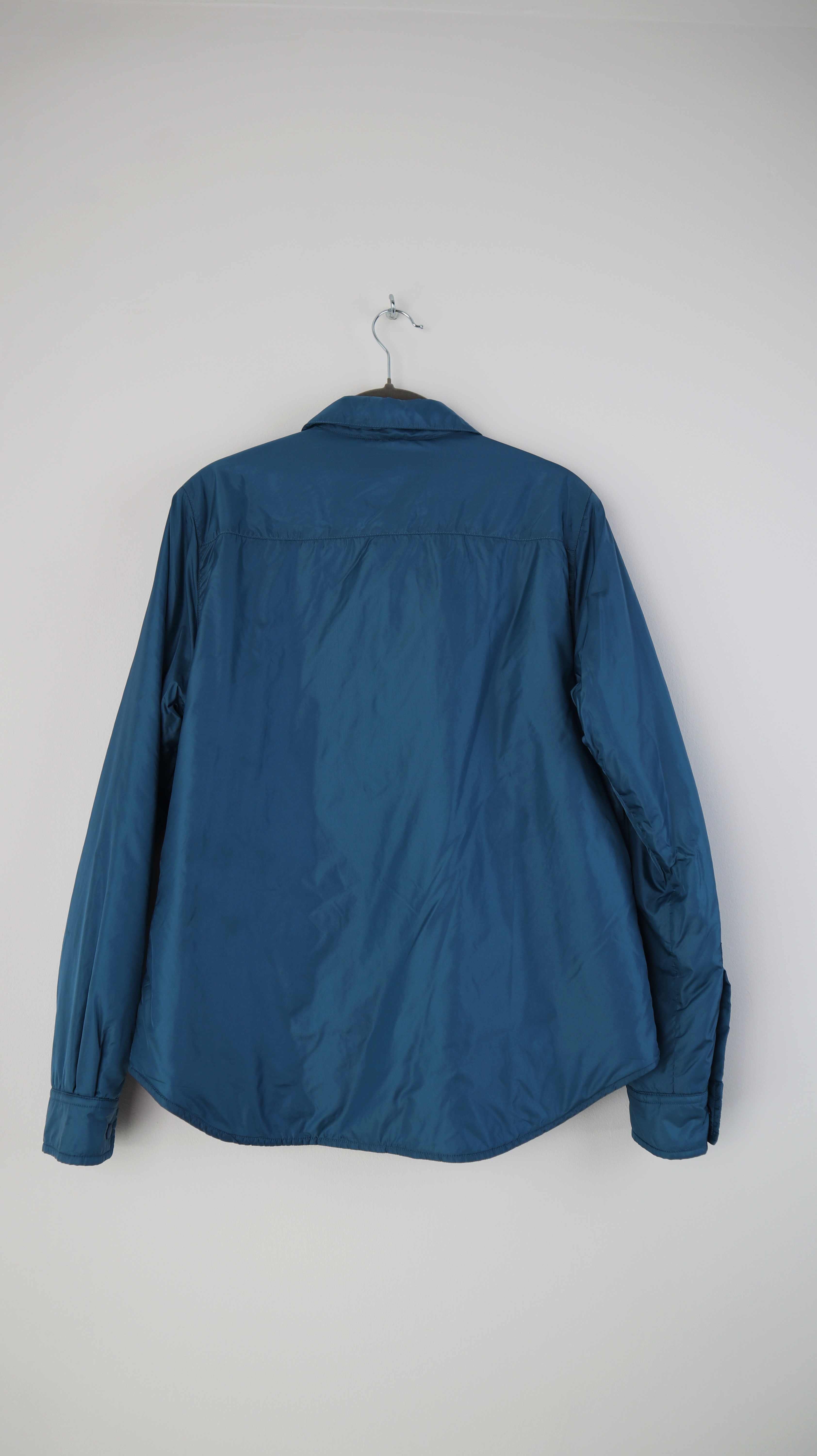 Aspesi Jacke Hemdjacke Blau Türkis Petrol L Shirt Oberteil