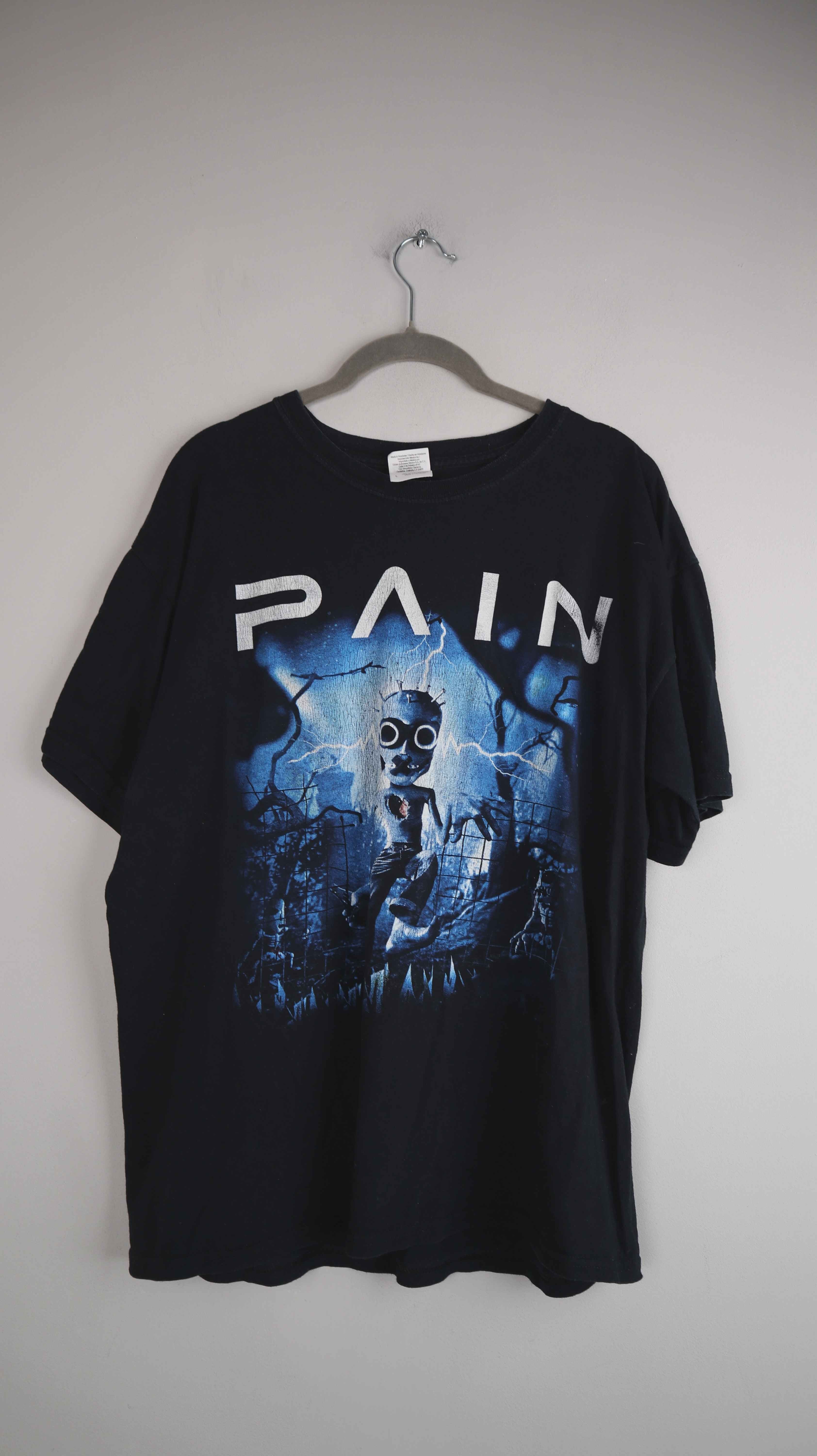 Shirt Bandshirt Pain Tourshirt 2011 Metalshirt schwarz