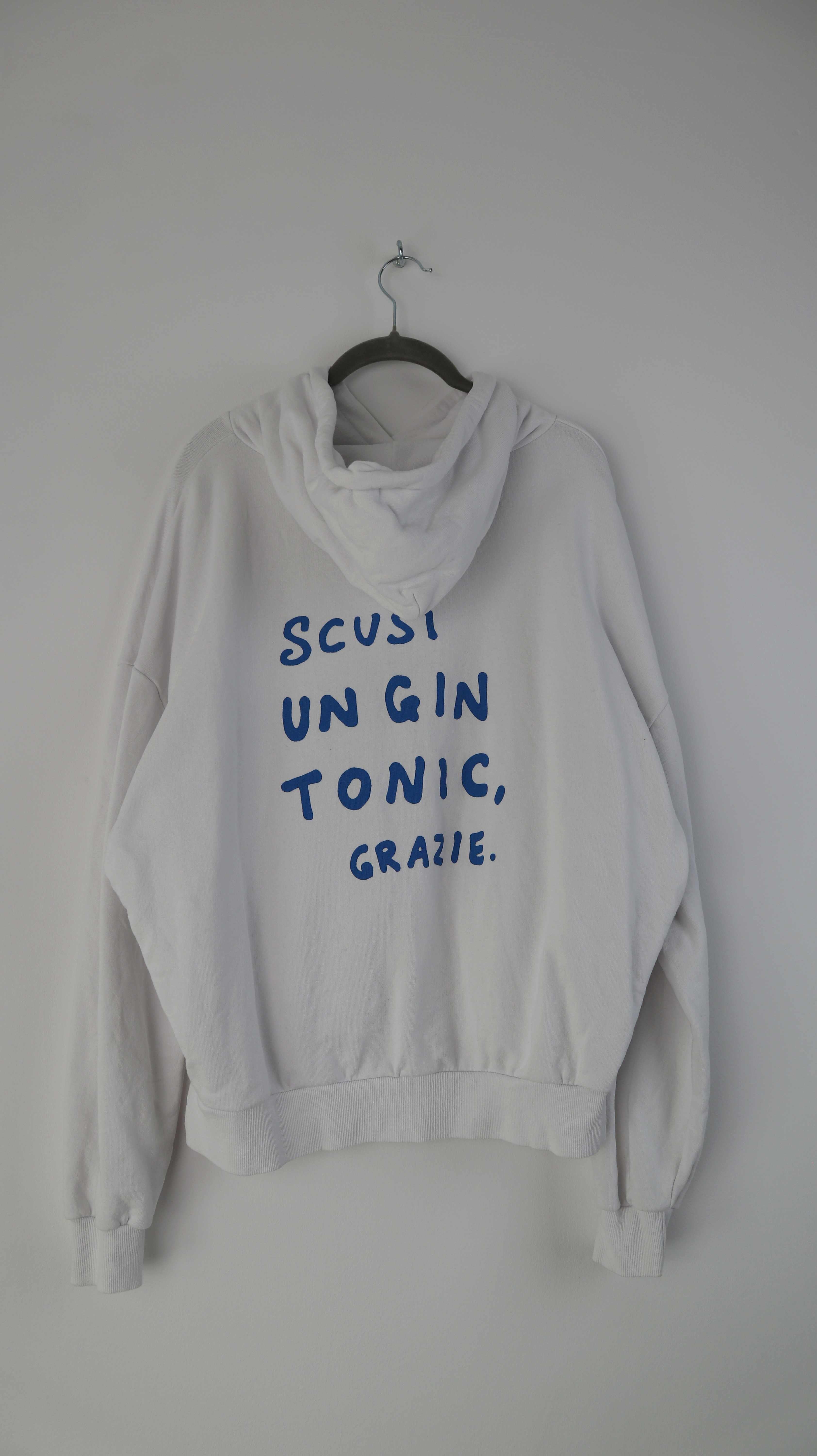 Subdued Hoodie Sweater Weiß M einfarbig Kapuzenpullover