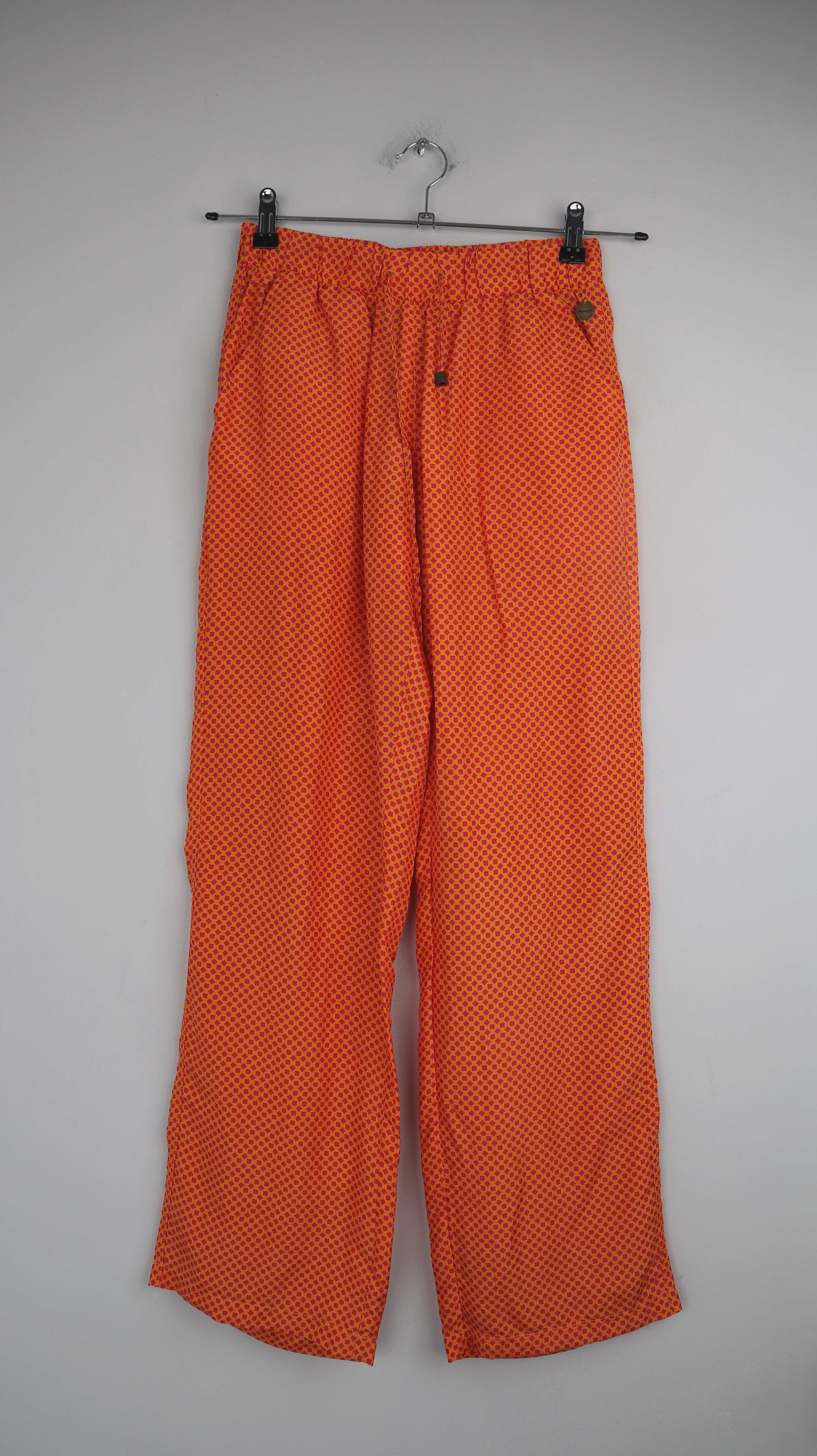 Napapijri Hose Orange 36 S Stoffhose Pink Sommerhose mid waist