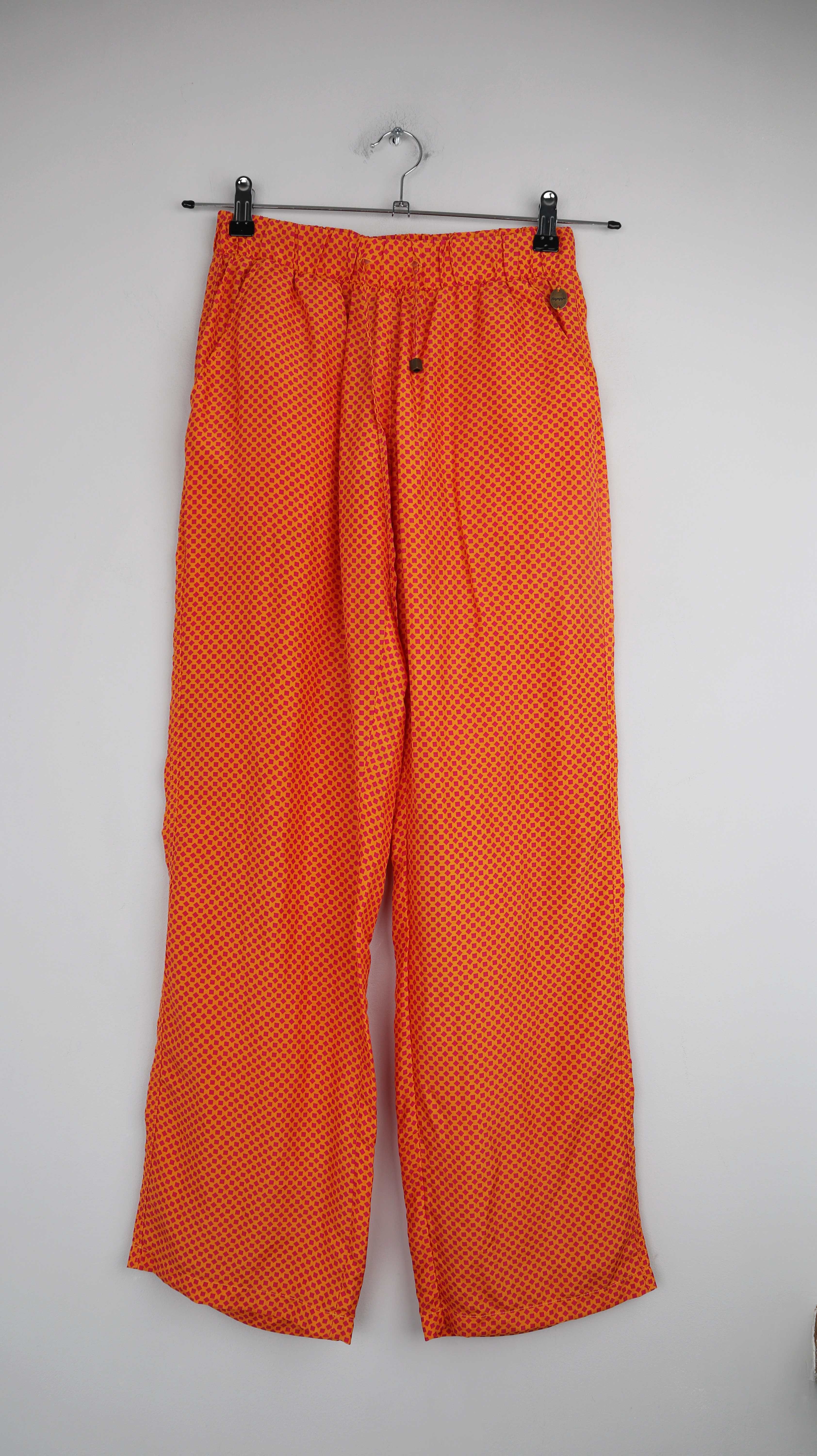 Napapijri Hose Orange 36 S Stoffhose Pink Sommerhose mid waist