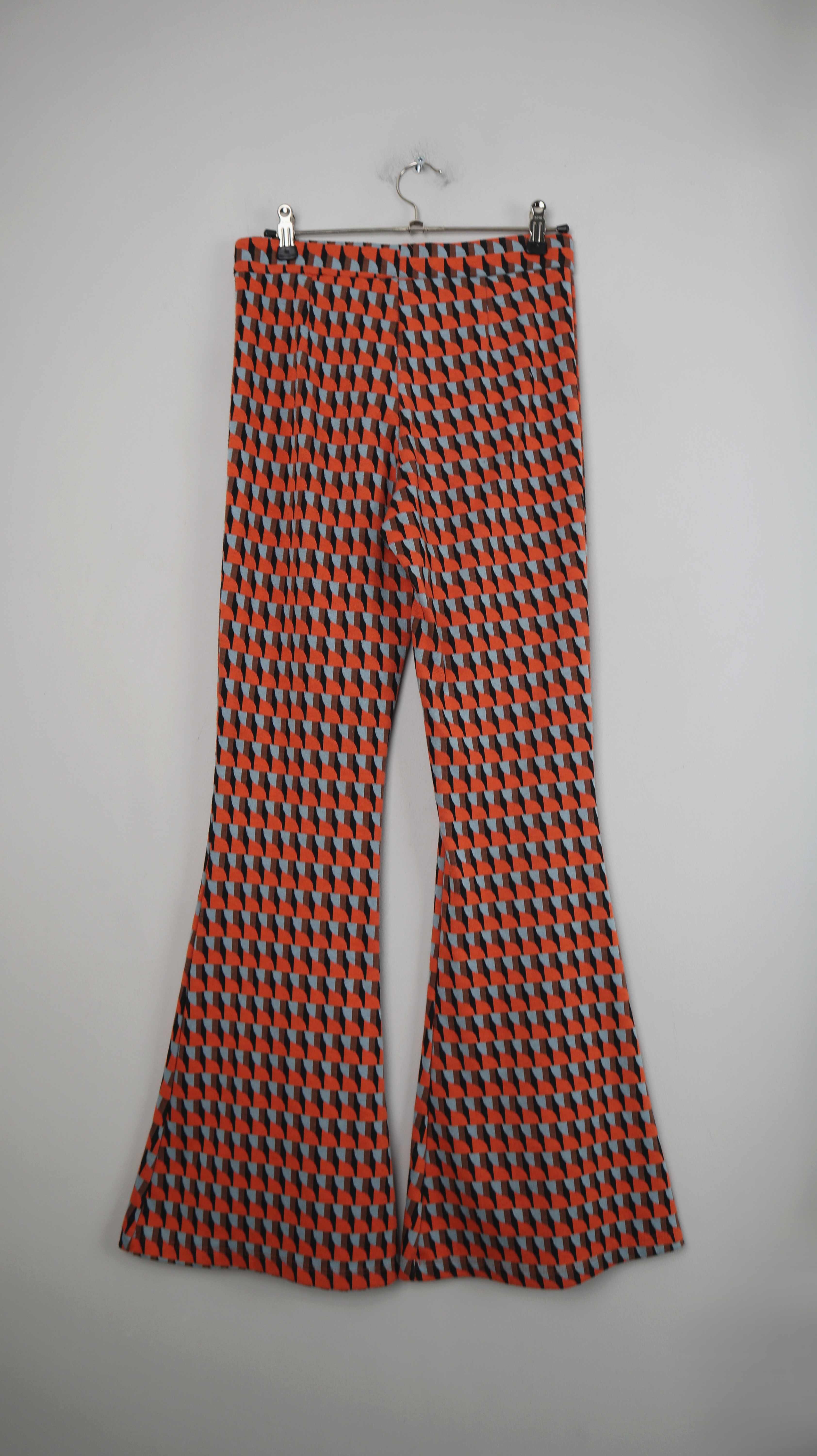 Urban Outfitters Hose Orange Schlaghose Stoff XS Schlag flared Leggings