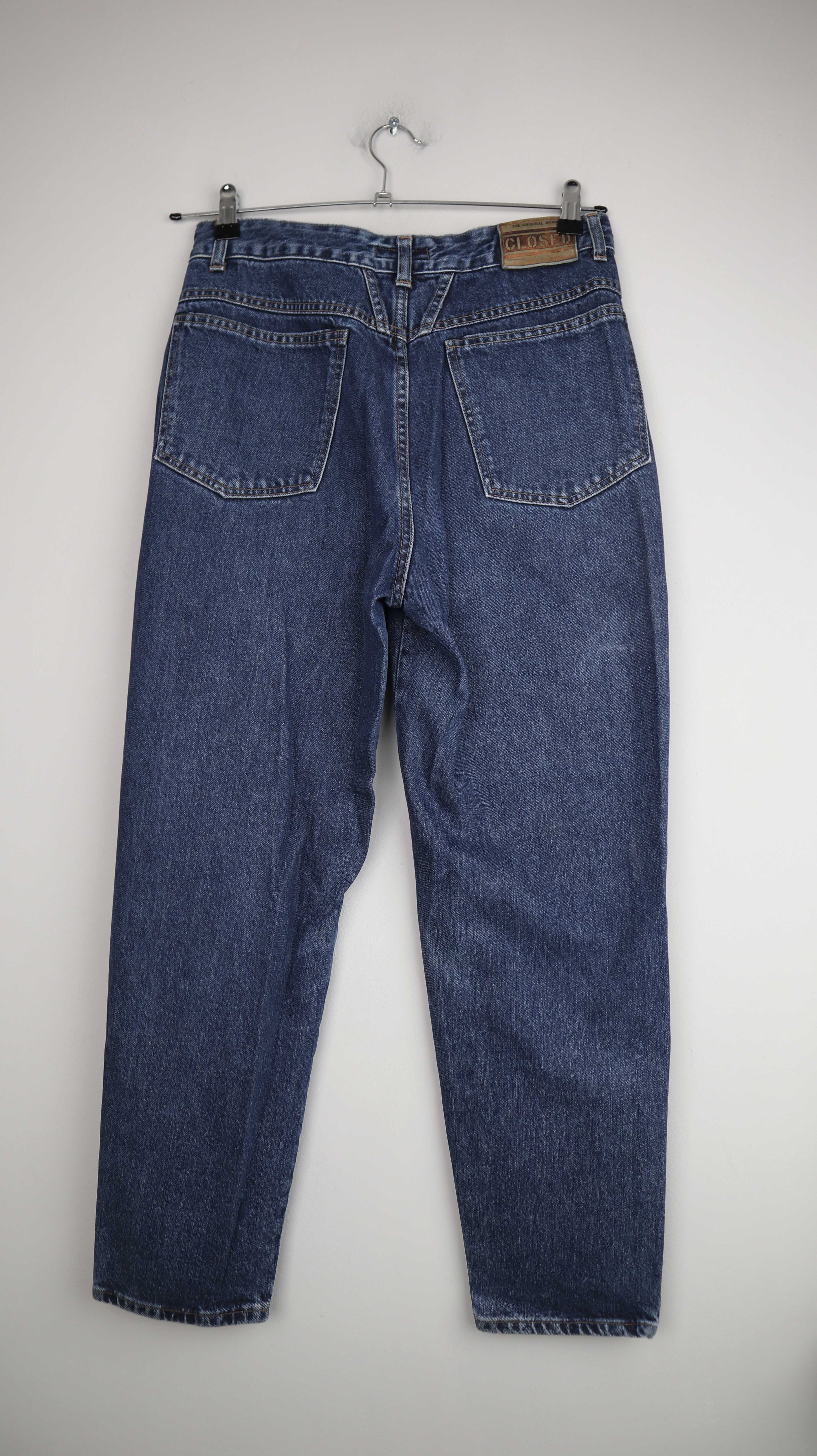 Closed Pedal Pusher Jeans Hose denim 48 dunkelblau high waist