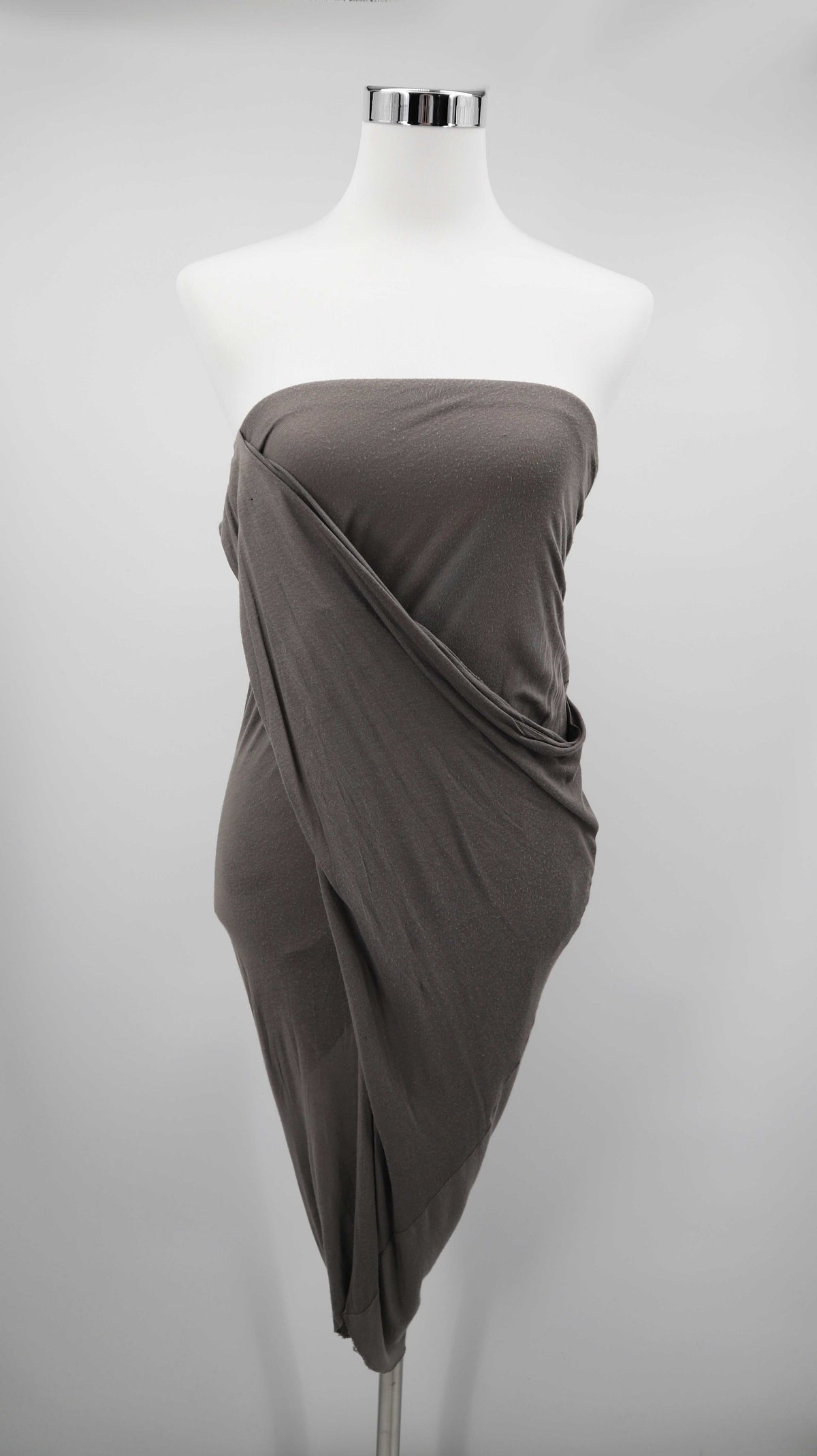 Helmut Lang Rock Kleid Minikleid 38 M Braun Taupe Design Wickelrock