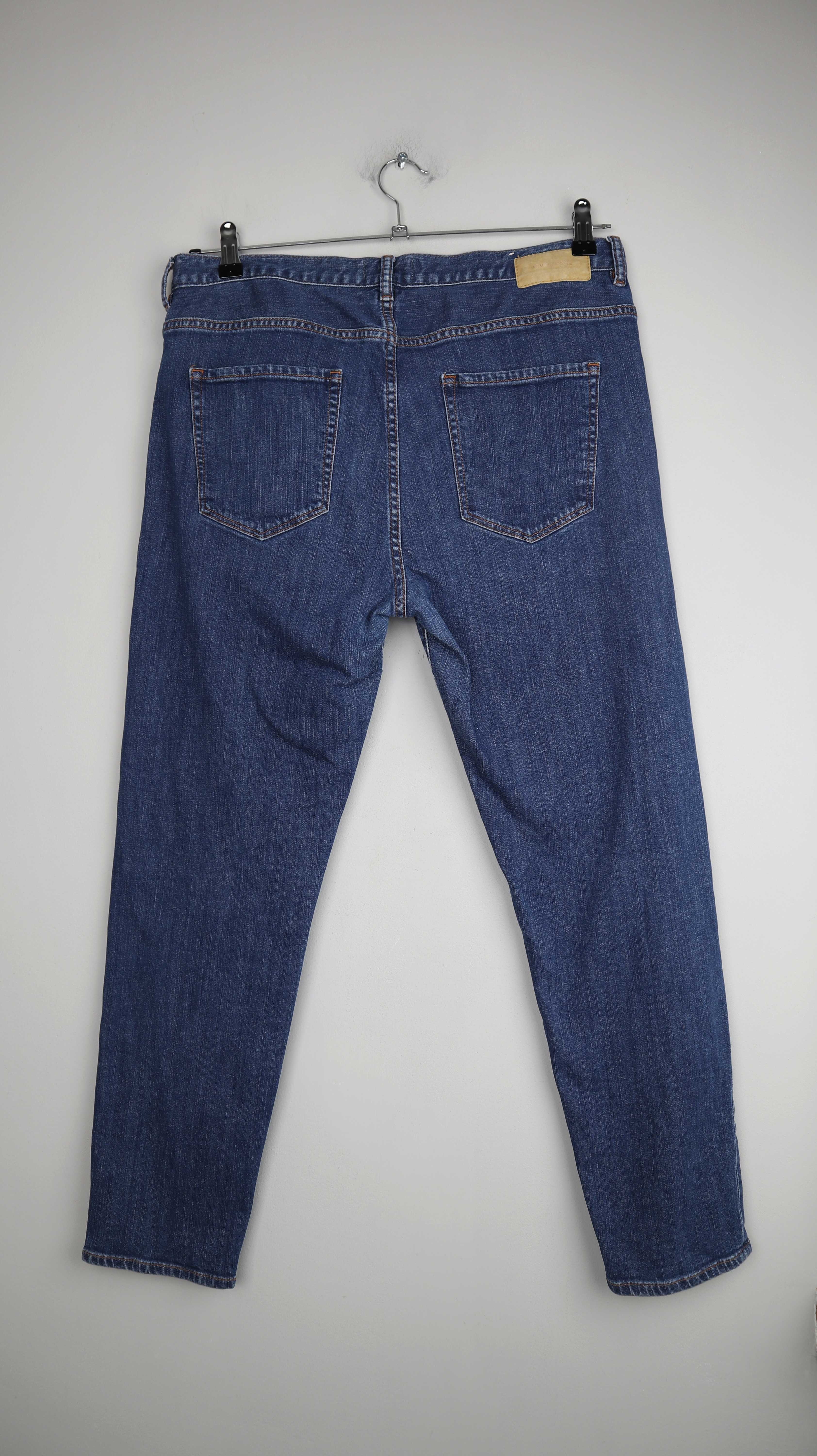 Armedangels Hose Denim blau straight leg 30 40 L mid waist