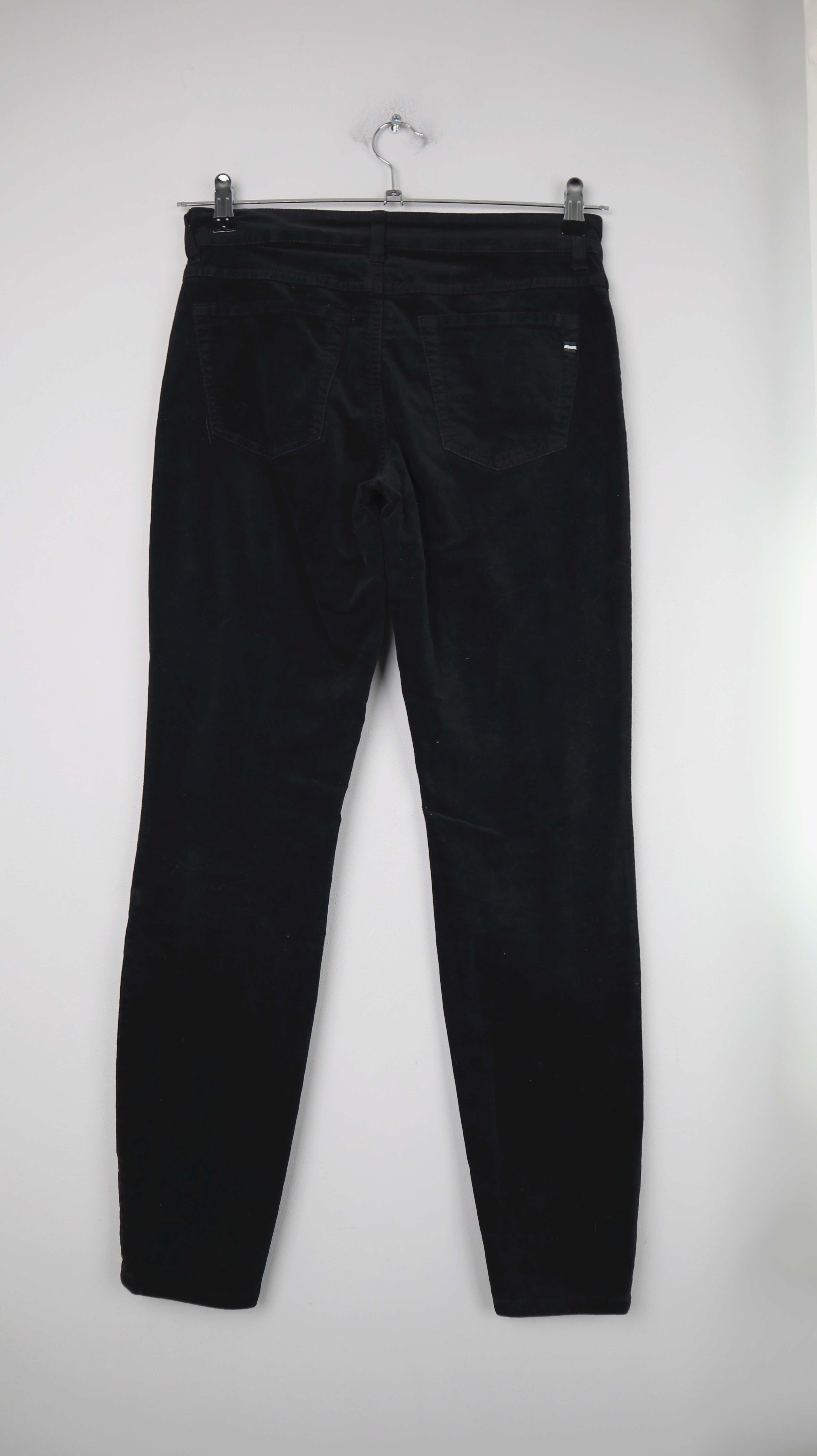 Marc O'Polo Alby Mid waist Hose samt schwarz 27 32 Samthose slim