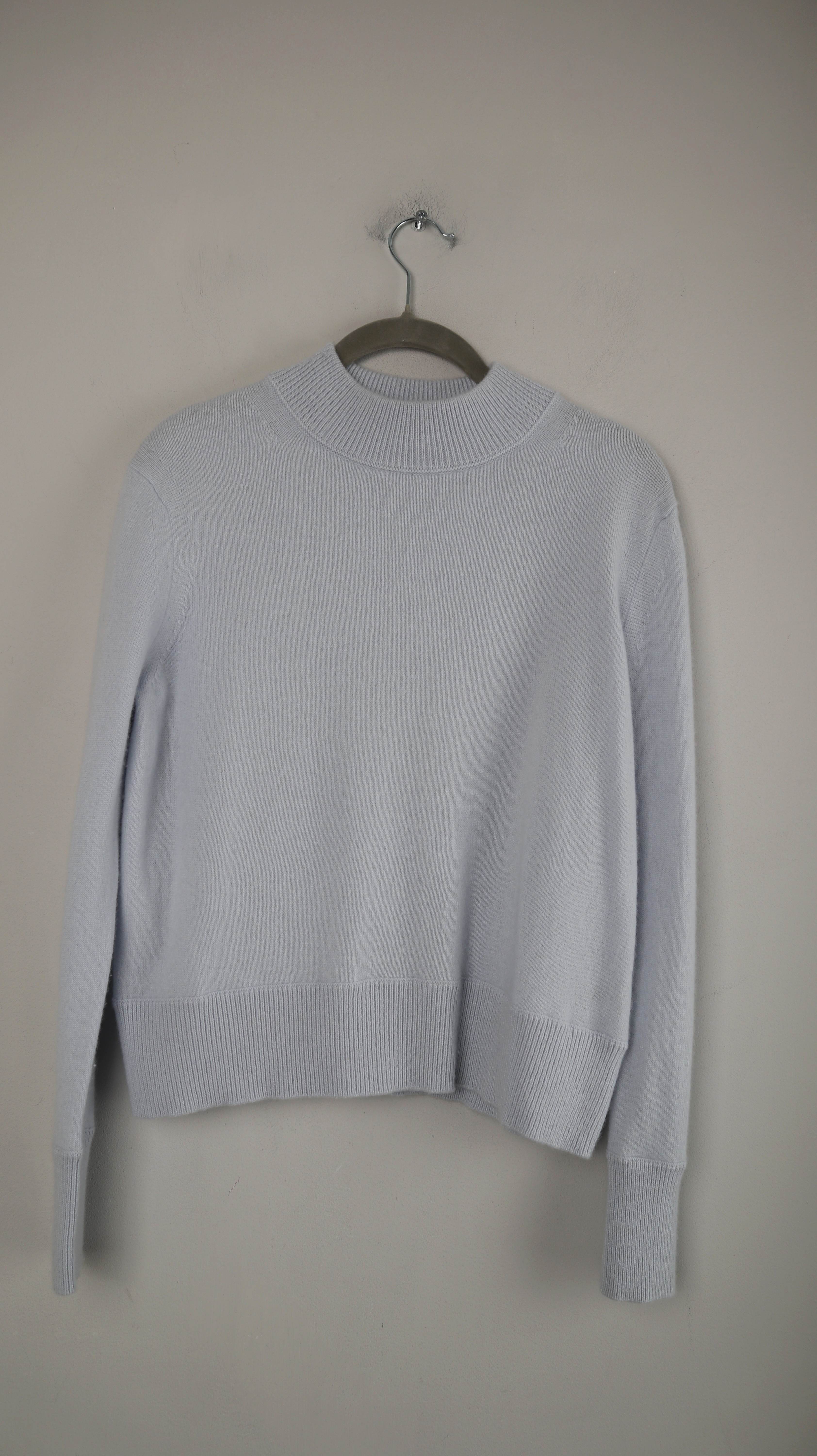 Esisto Pullover Blau Cashmerepullover 36 S Cashmere hellblau