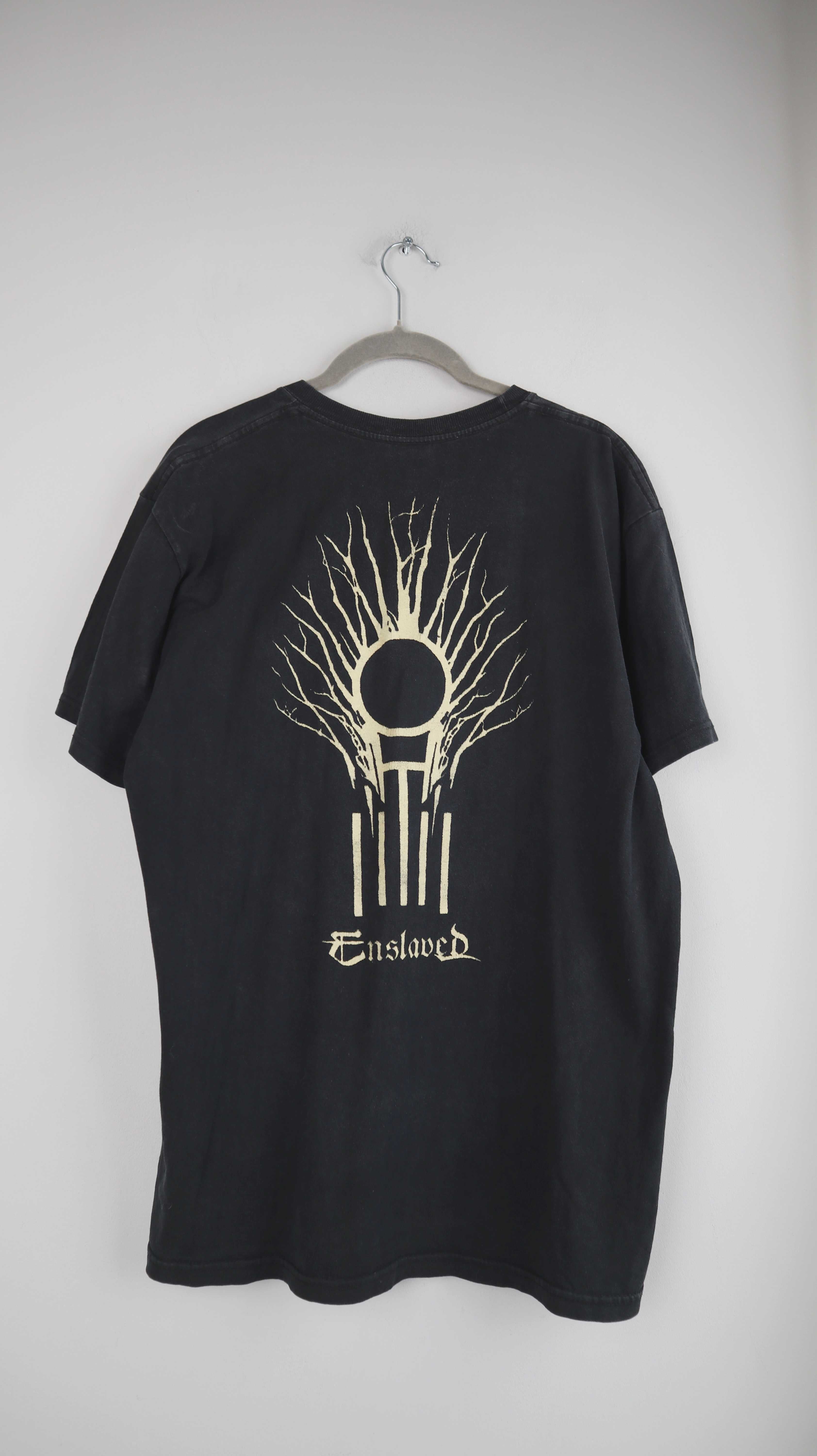 Enslaved Shirt Schwarz L T-Shirt Metal Bandshirt Metal