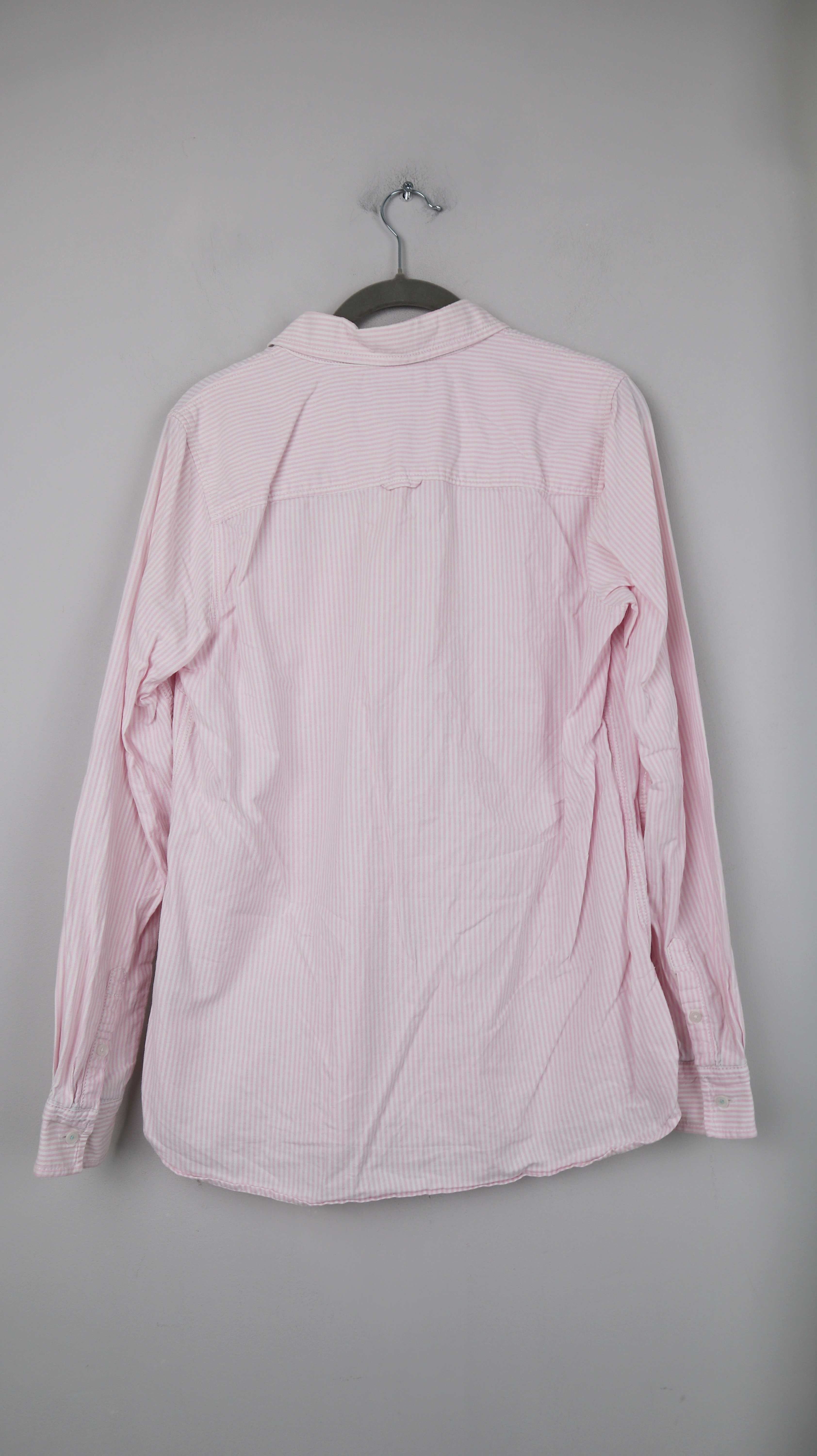Tommy Hilfiger Hemd gestreift rosa Pink basic Bluse 38 M