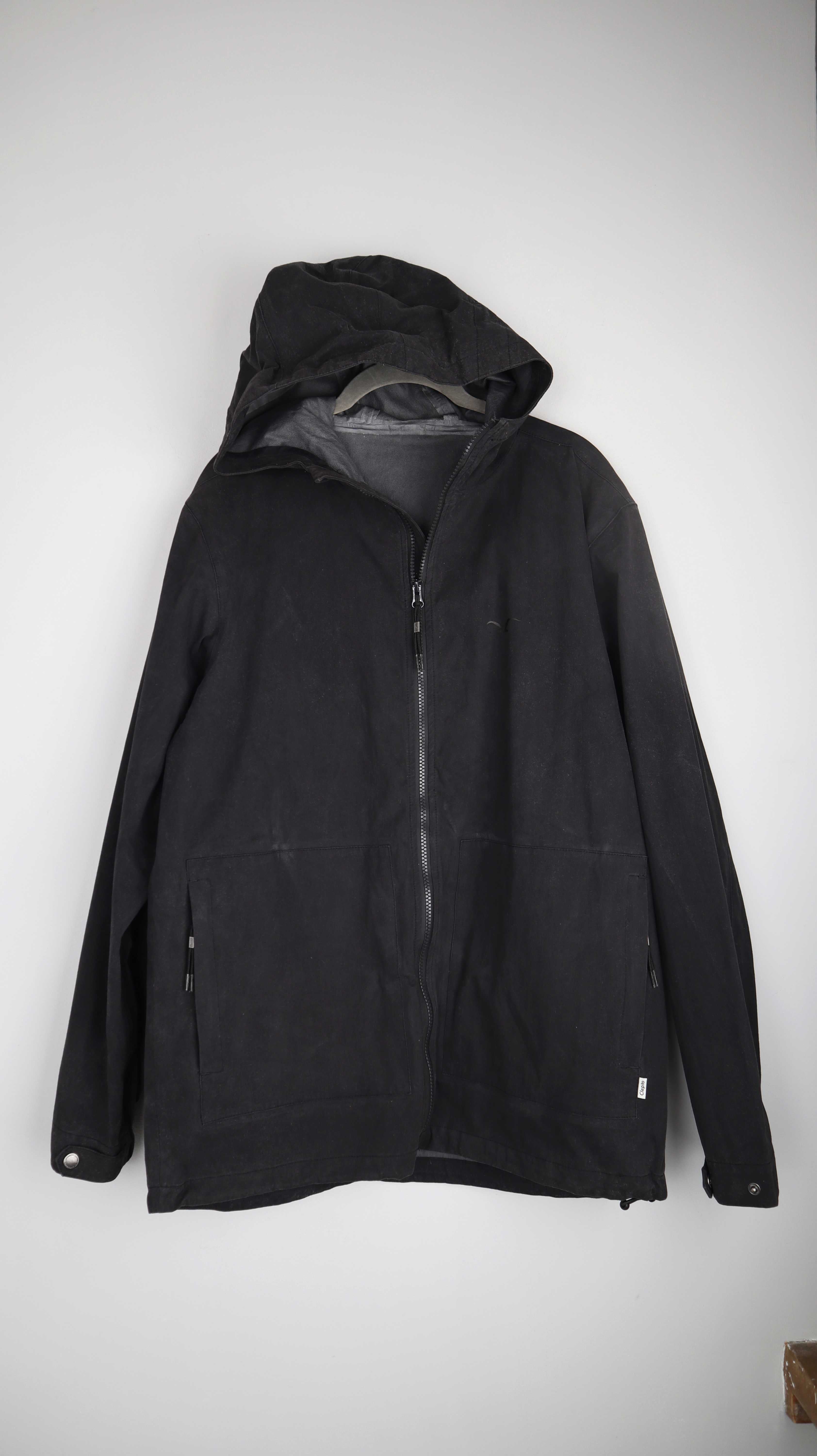 Cleptomanicx Jacke schwarz M basic einfarbig Regenjacke Windbreaker