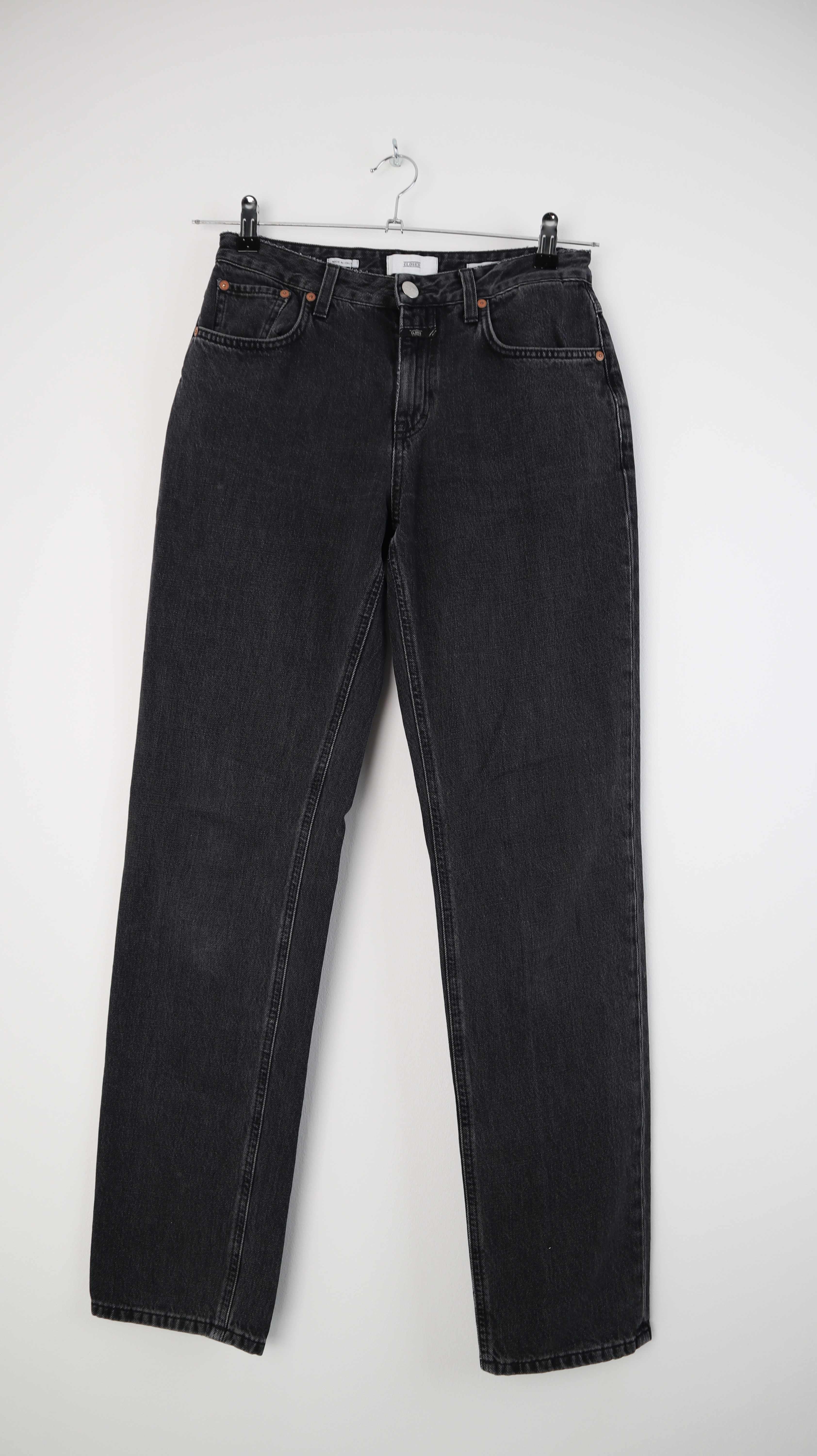 Closed Jeans Hose denim grau dunkelgrau 26 mid waist