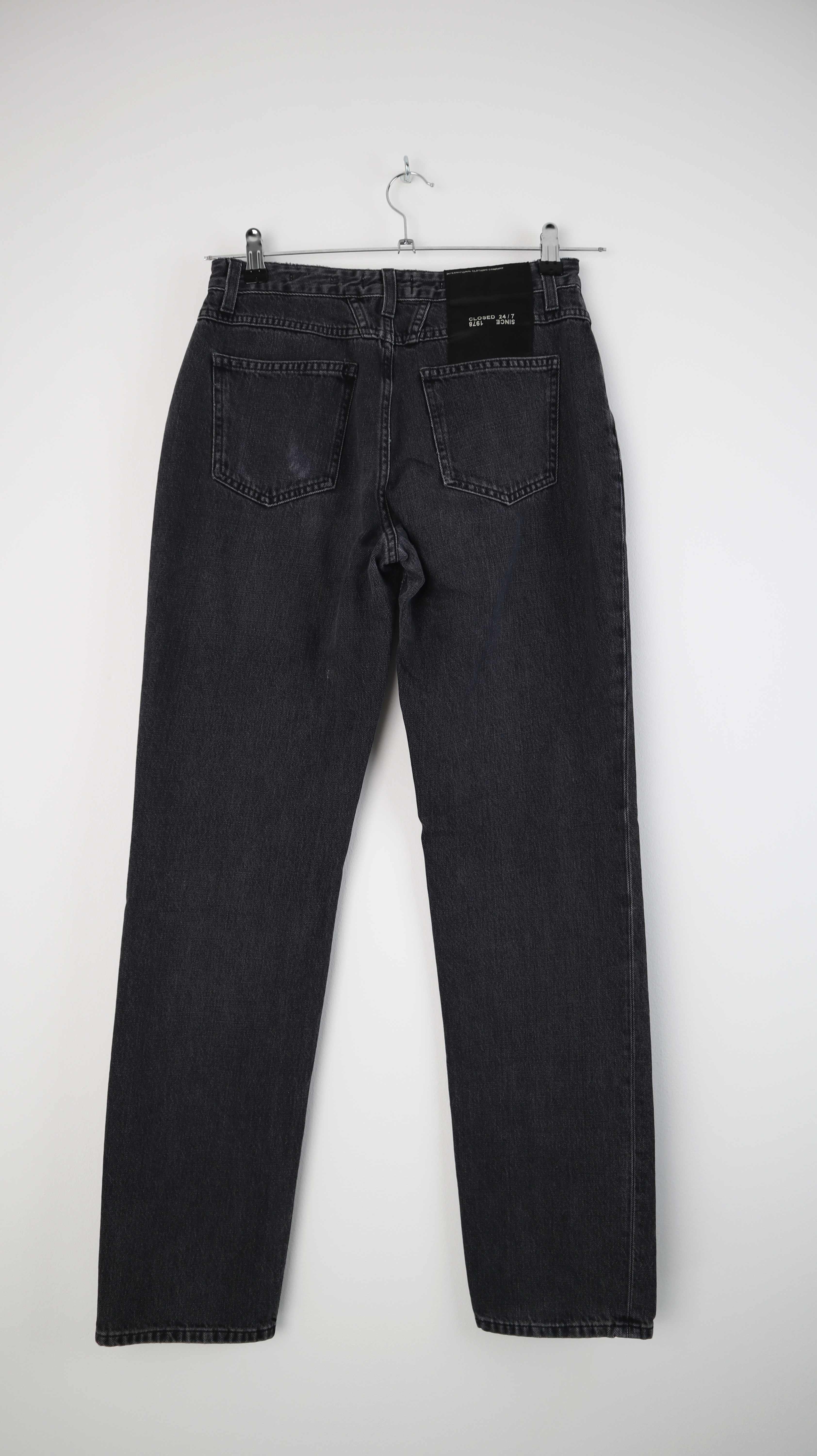 Closed Jeans Hose denim grau dunkelgrau 26 mid waist
