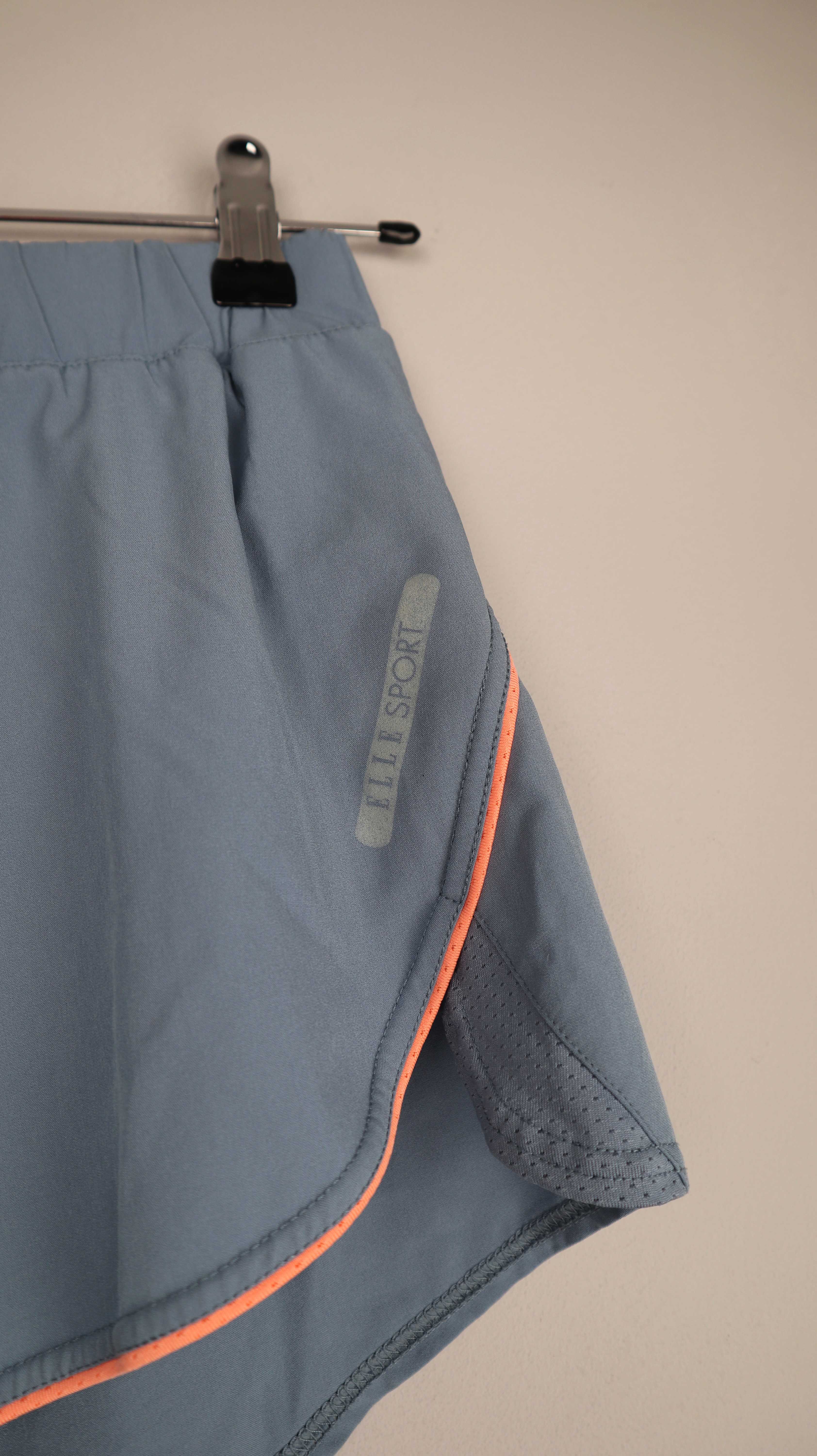 Elle Sport Shorts Sporthose kurze Hose 38 M blau Orange