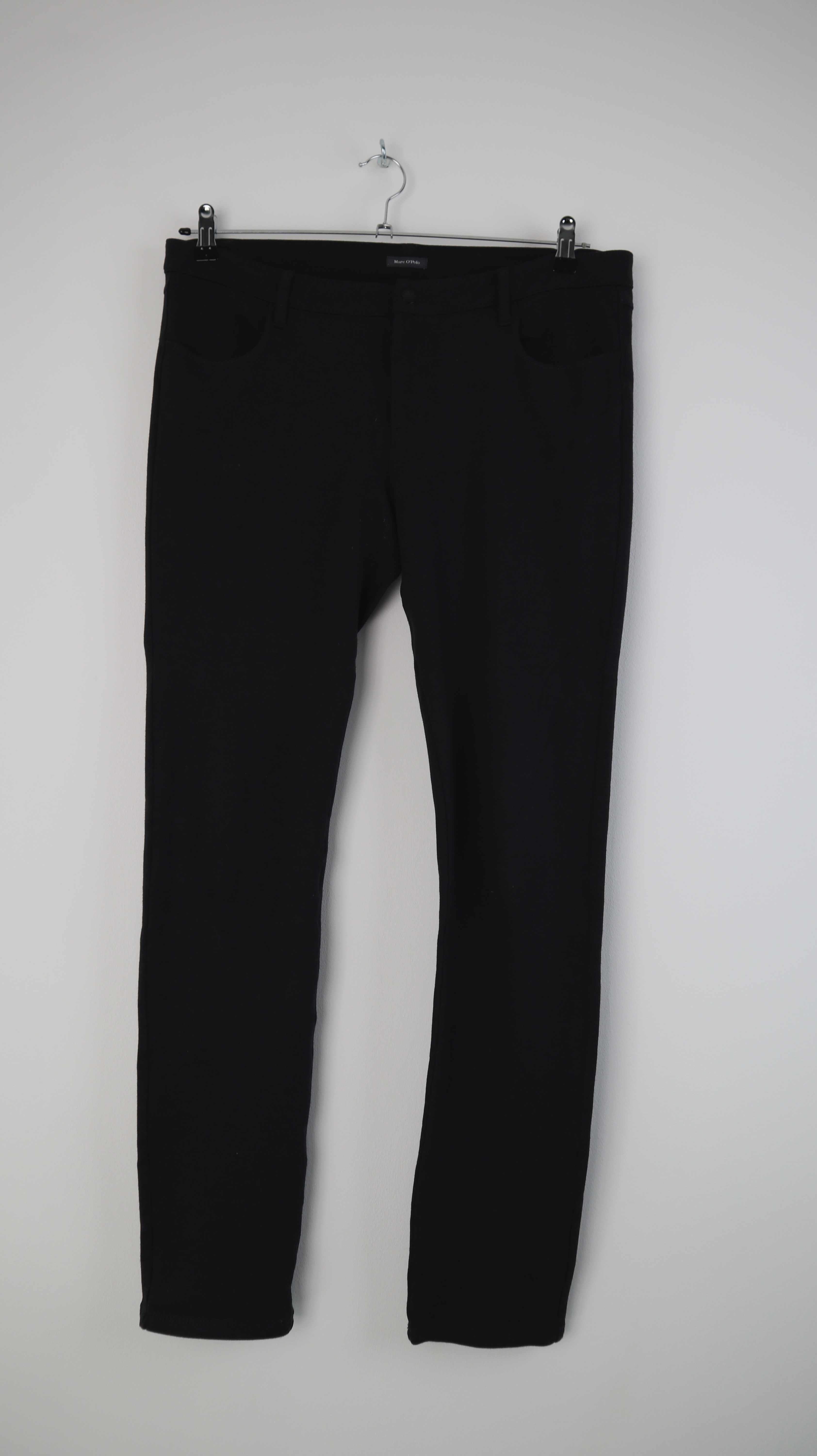 Marc O'Polo Hose Schwarz 42 Stoffhose basic einfarbig slim