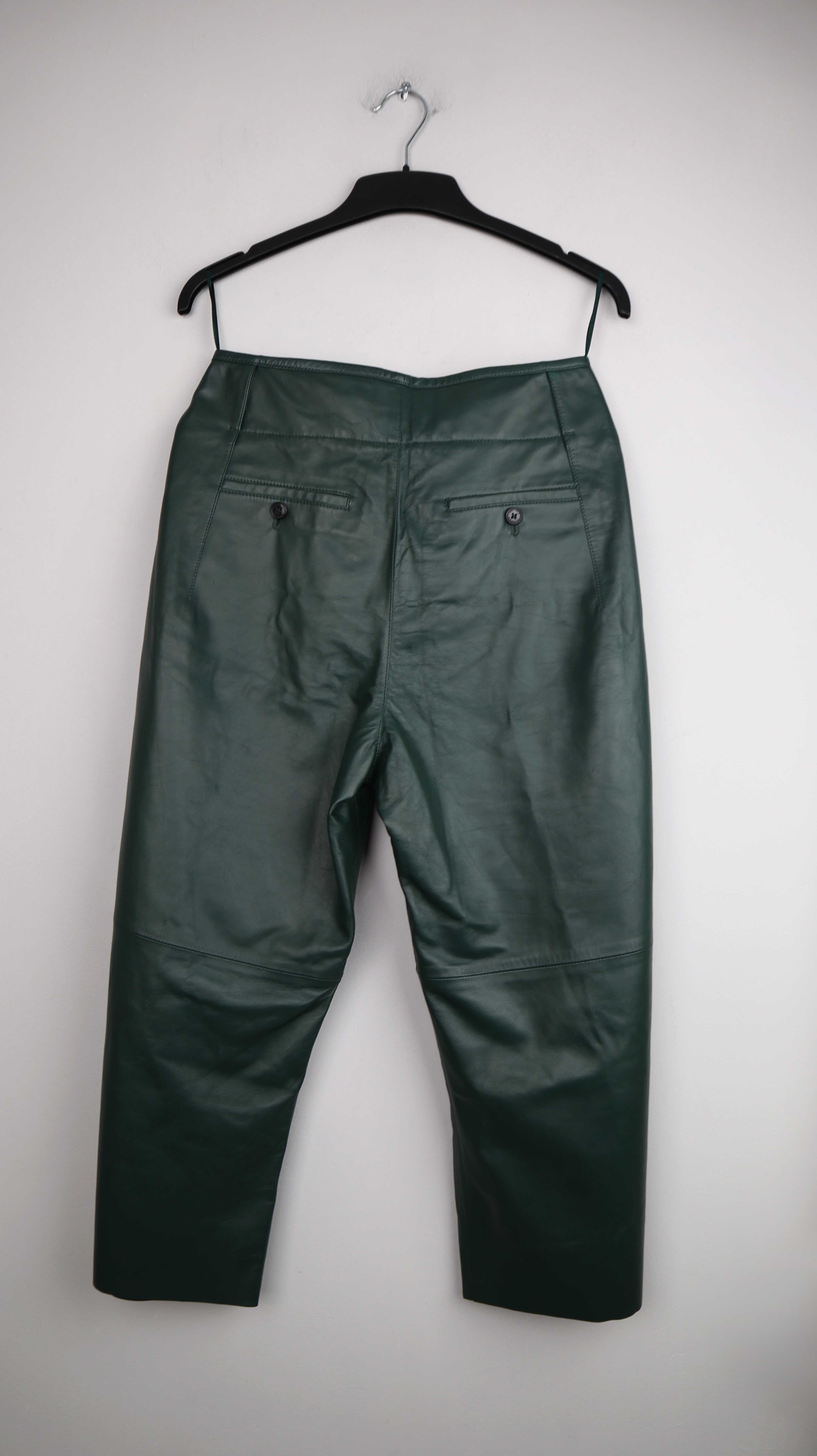 Closed Colette Grün Hose dunkelgrün 3/4 Hose Lederhose 25 Josie