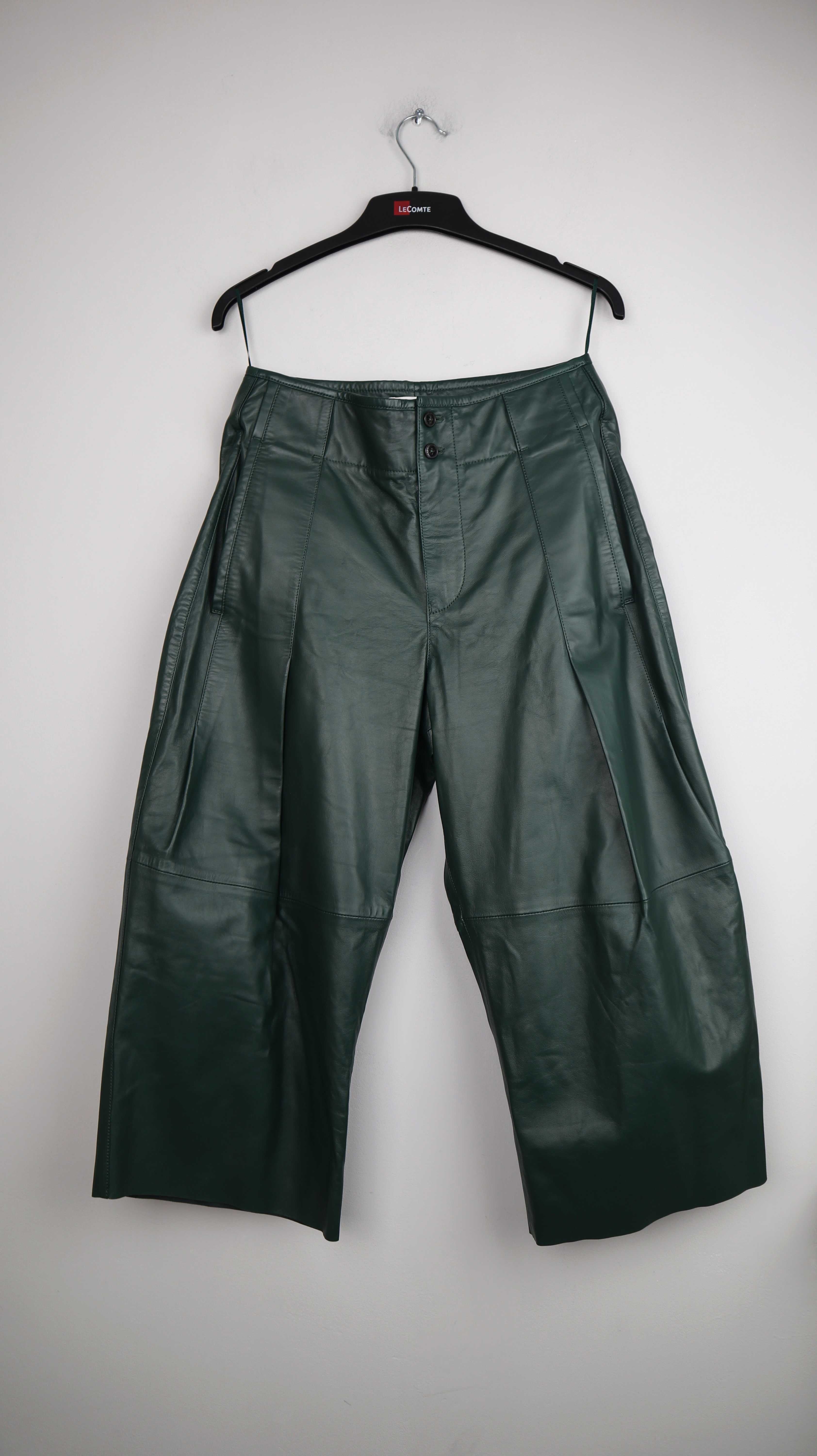 Closed Colette Grün Hose dunkelgrün 3/4 Hose Lederhose 25 Josie